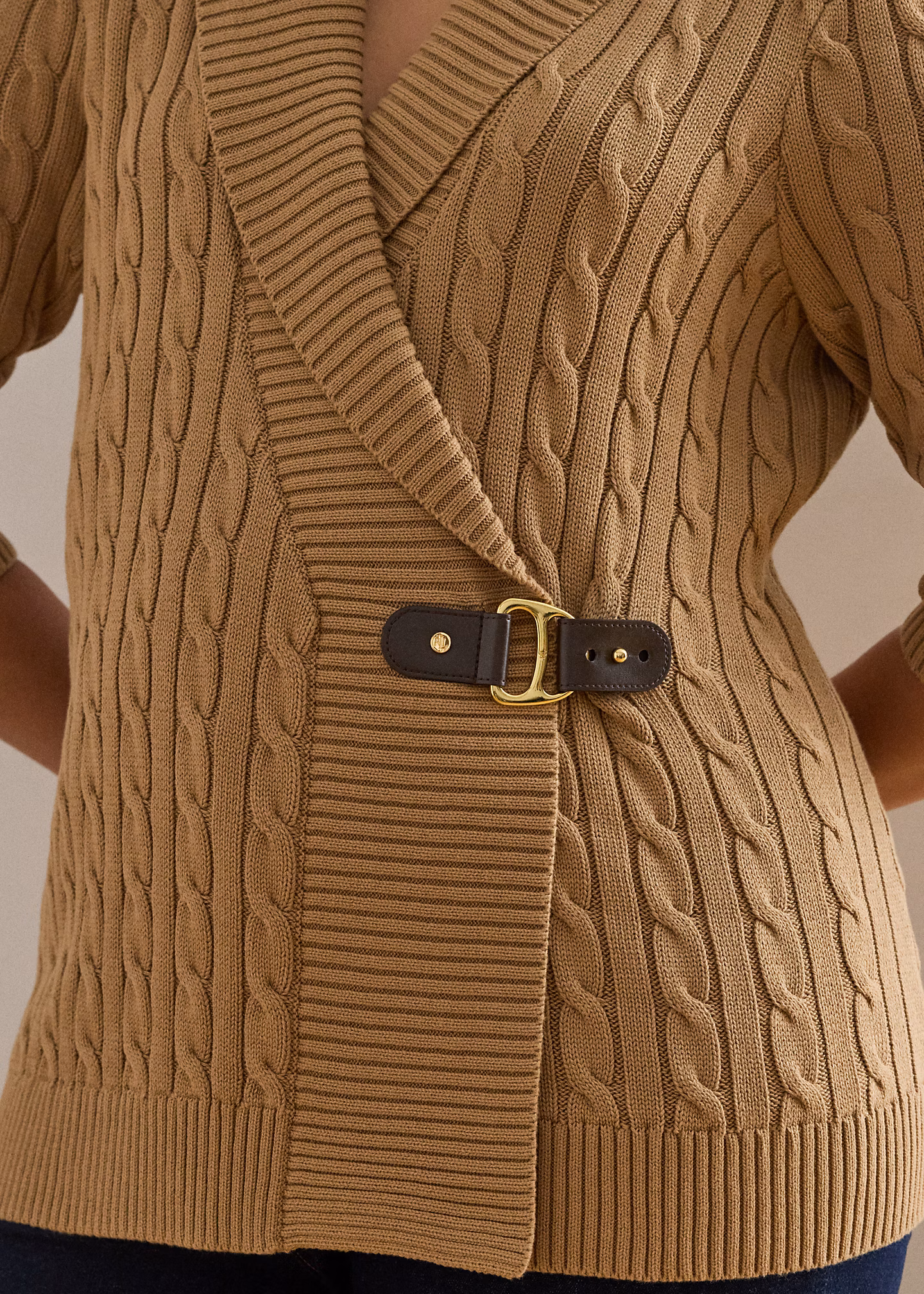 Baumwollpullover mit Schnalle - RALPH LAUREN OUTLET