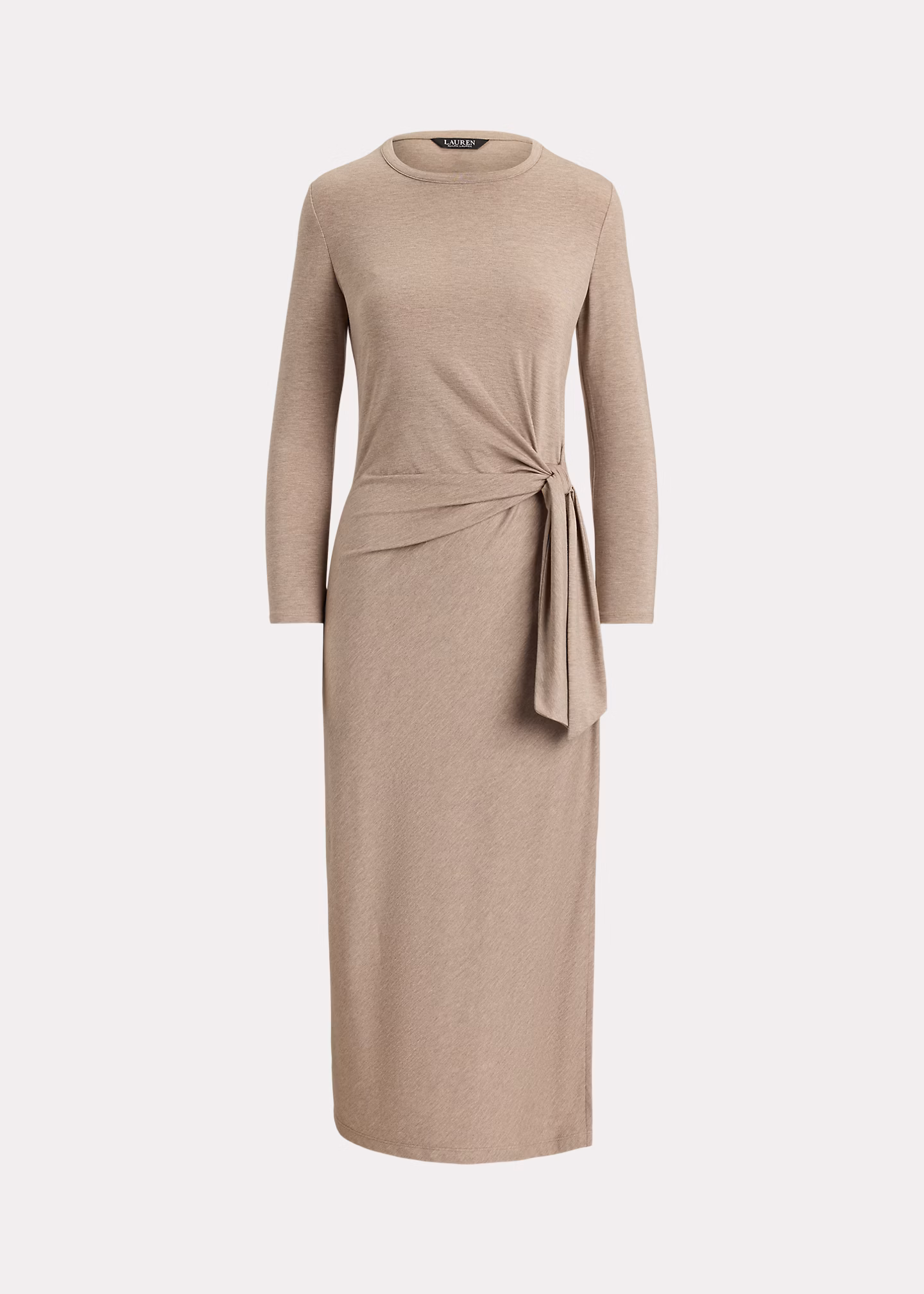 Stretchjersey-Midikleid mit Bindedetail - RALPH LAUREN OUTLET