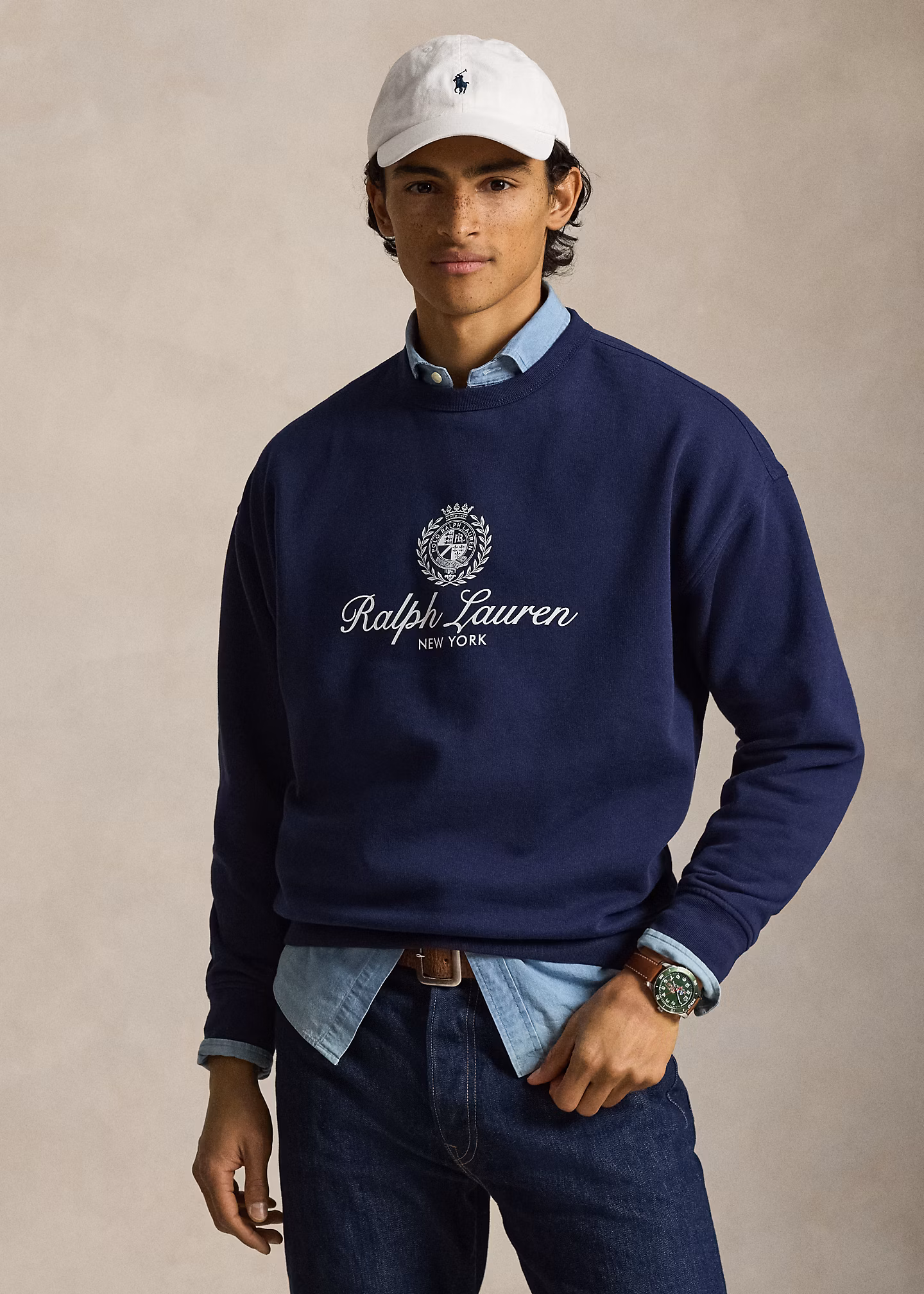 Relaxed-Fit Fleece-Sweatshirt mit Grafik - RALPH LAUREN OUTLET