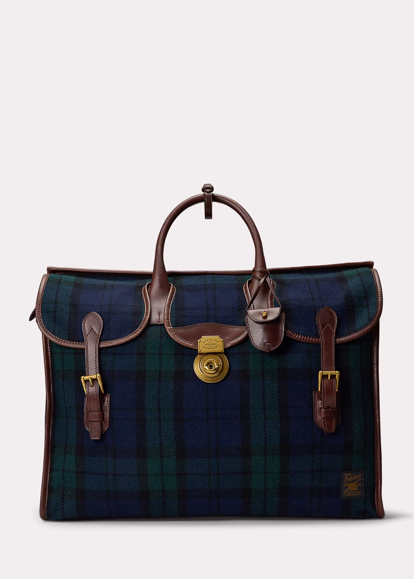 Weekender-Tasche aus Tweed und Leder - RALPH LAUREN OUTLET