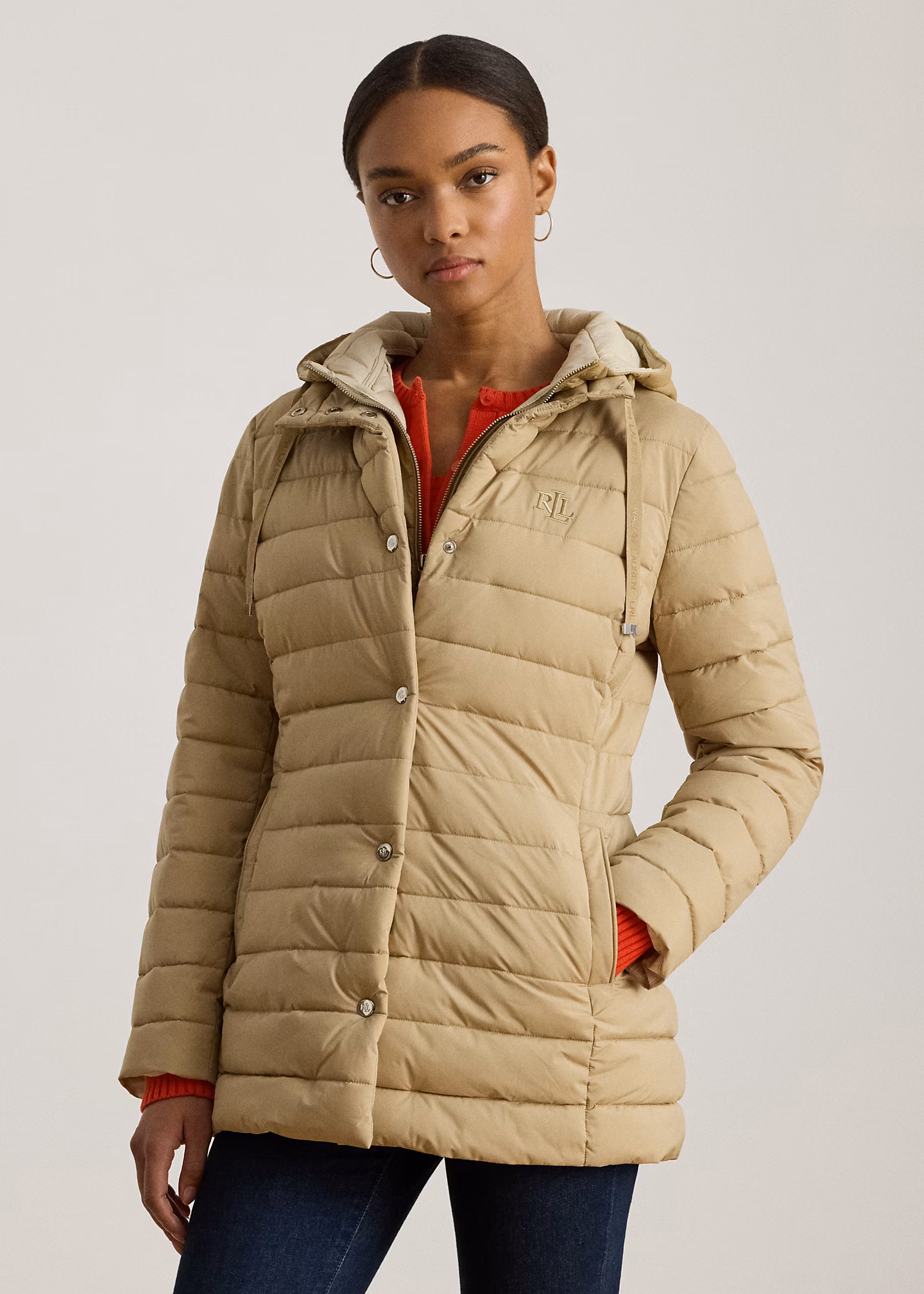 Gesteppte Pufferjacke mit Kapuze - RALPH LAUREN OUTLET