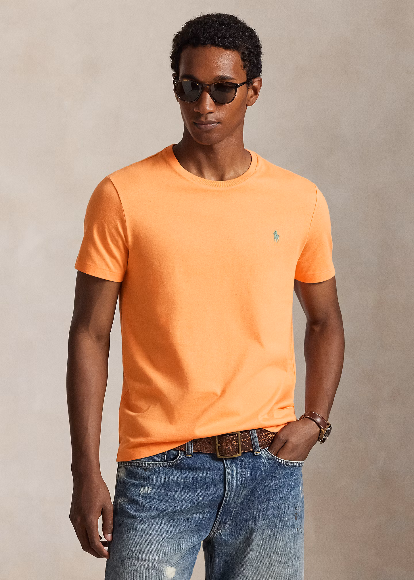 Custom-Slim-Fit Jersey-T-Shirt - RALPH LAUREN OUTLET