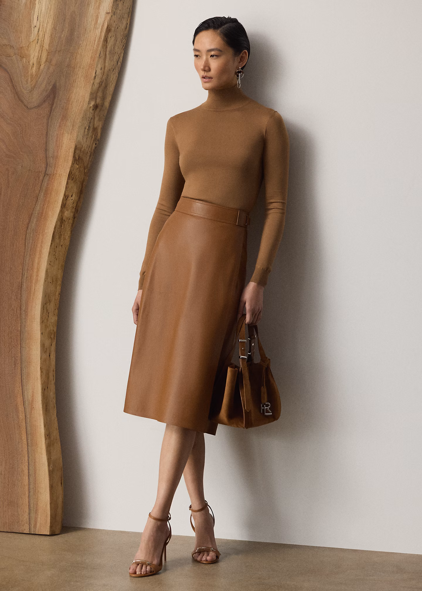 Rock Jackeline aus Lammleder - RALPH LAUREN OUTLET