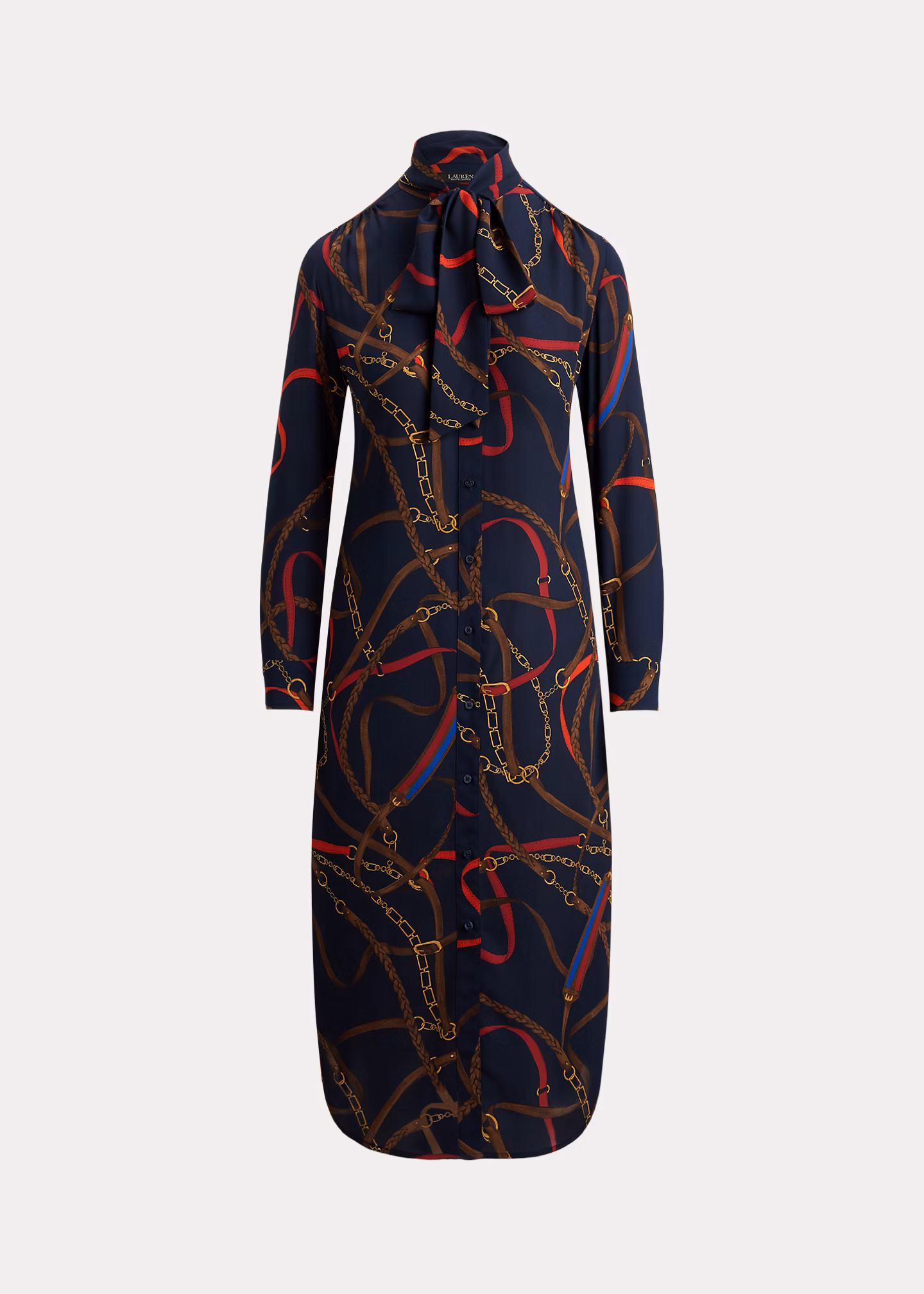 Georgette-Hemdkleid mit Druck - RALPH LAUREN OUTLET