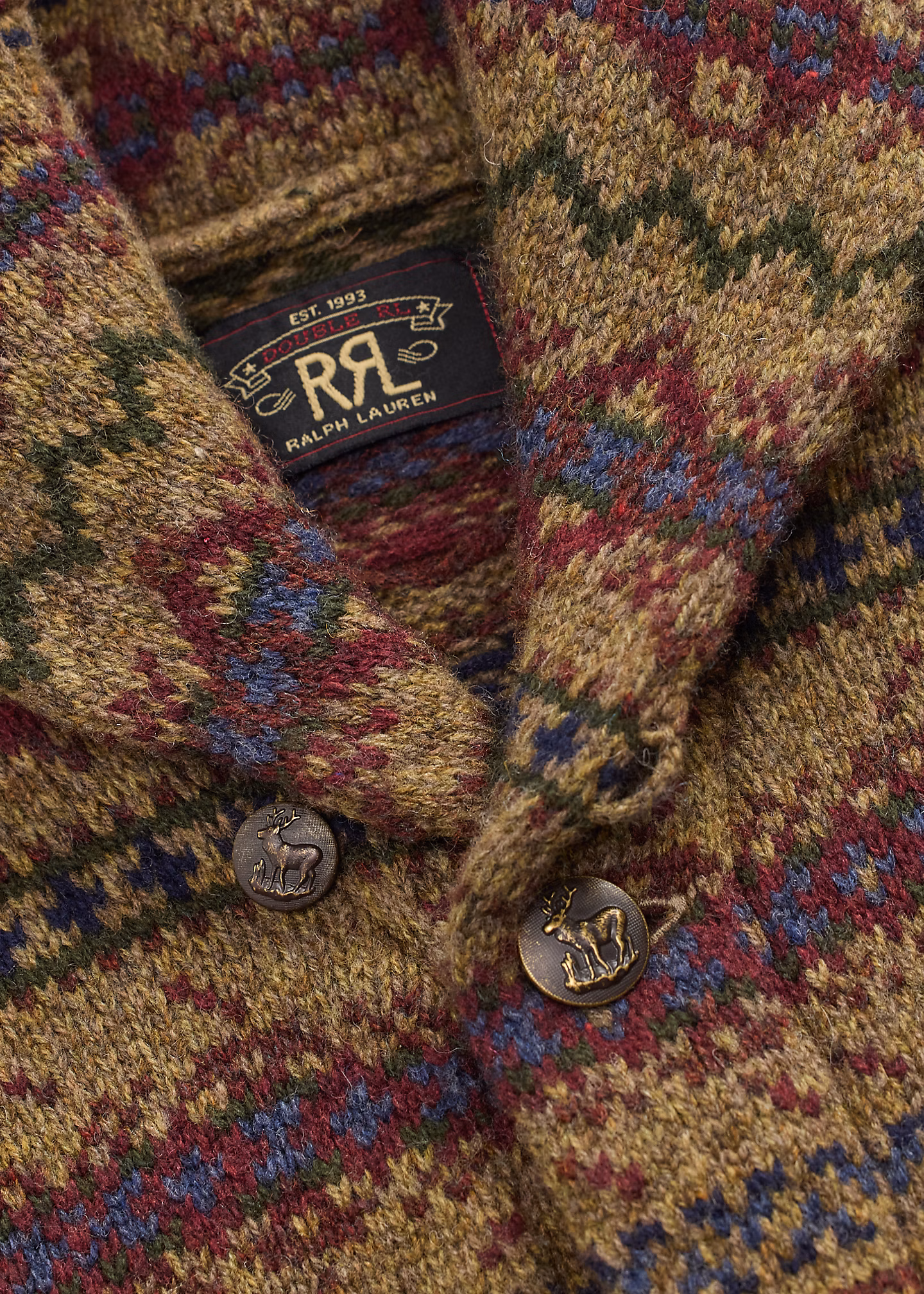 Fair-Isle-Wollstrickjacke - RALPH LAUREN OUTLET