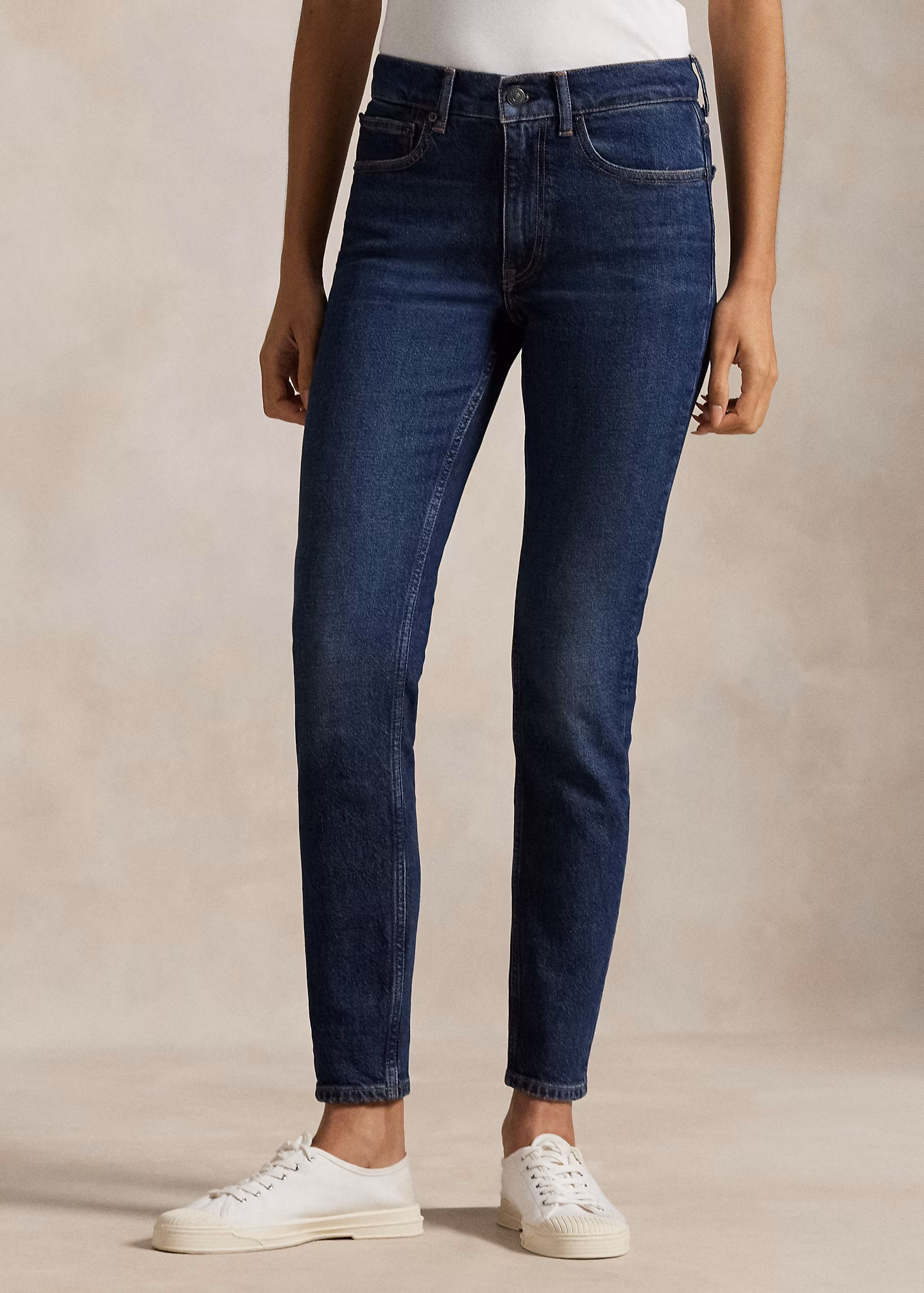 Super-Slim-Jeans mit mittlerer Leibhöhe - RALPH LAUREN OUTLET