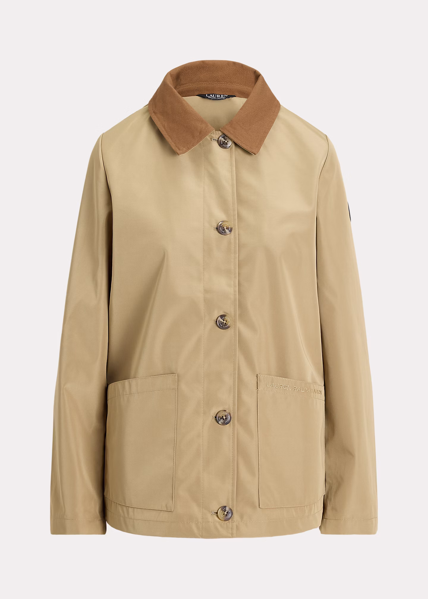 Jersey-Steppjacke mit Twillbesatz - RALPH LAUREN OUTLET