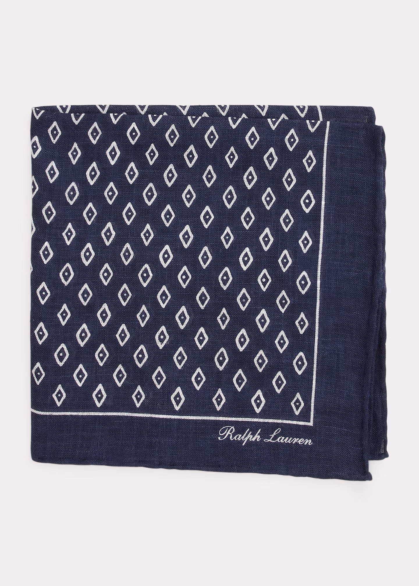 Halstuch aus Leinen mit Art-déco-Druck - RALPH LAUREN OUTLET
