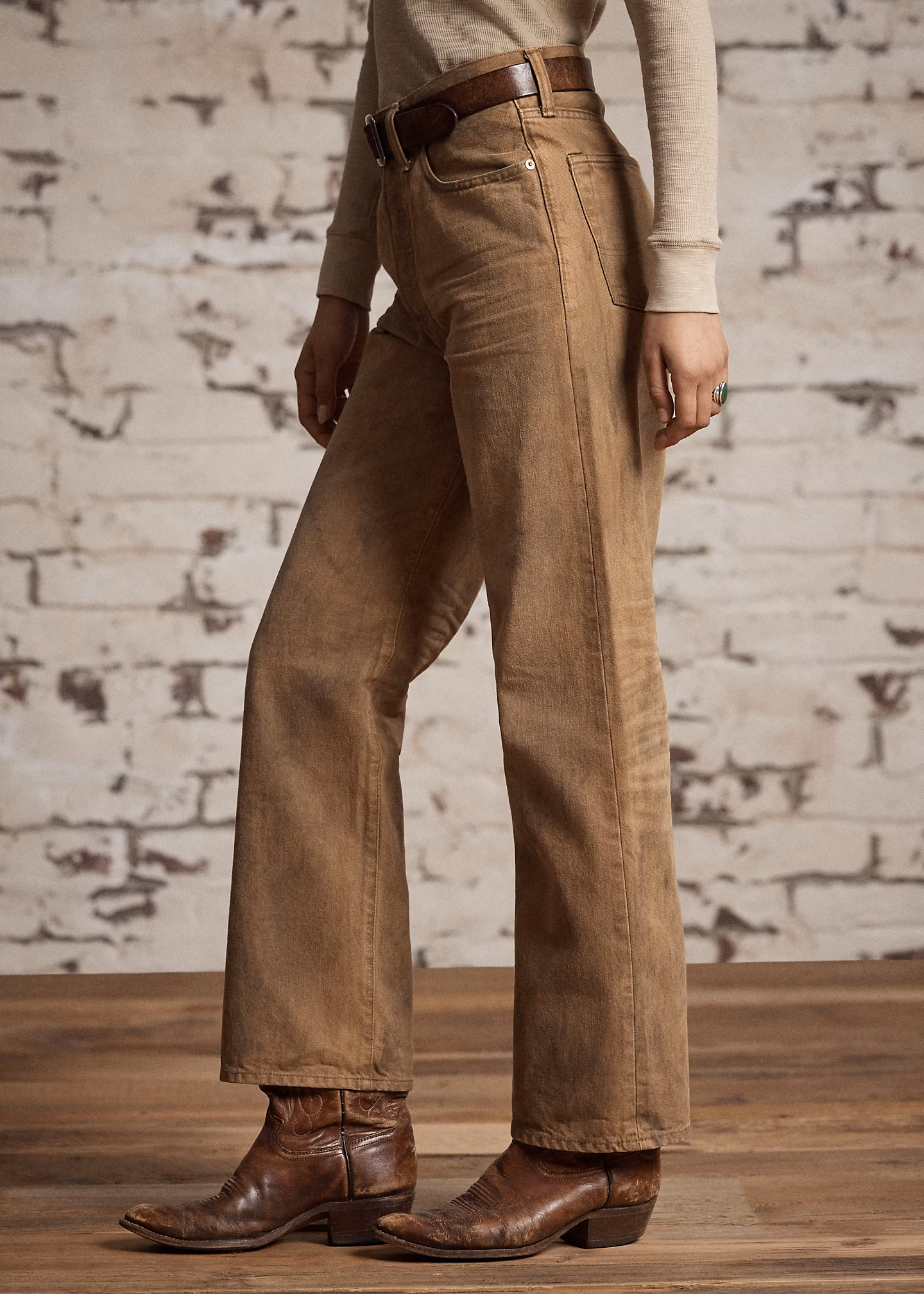 Boy-Fit Jeans mit hoher Leibhöhe - RALPH LAUREN OUTLET