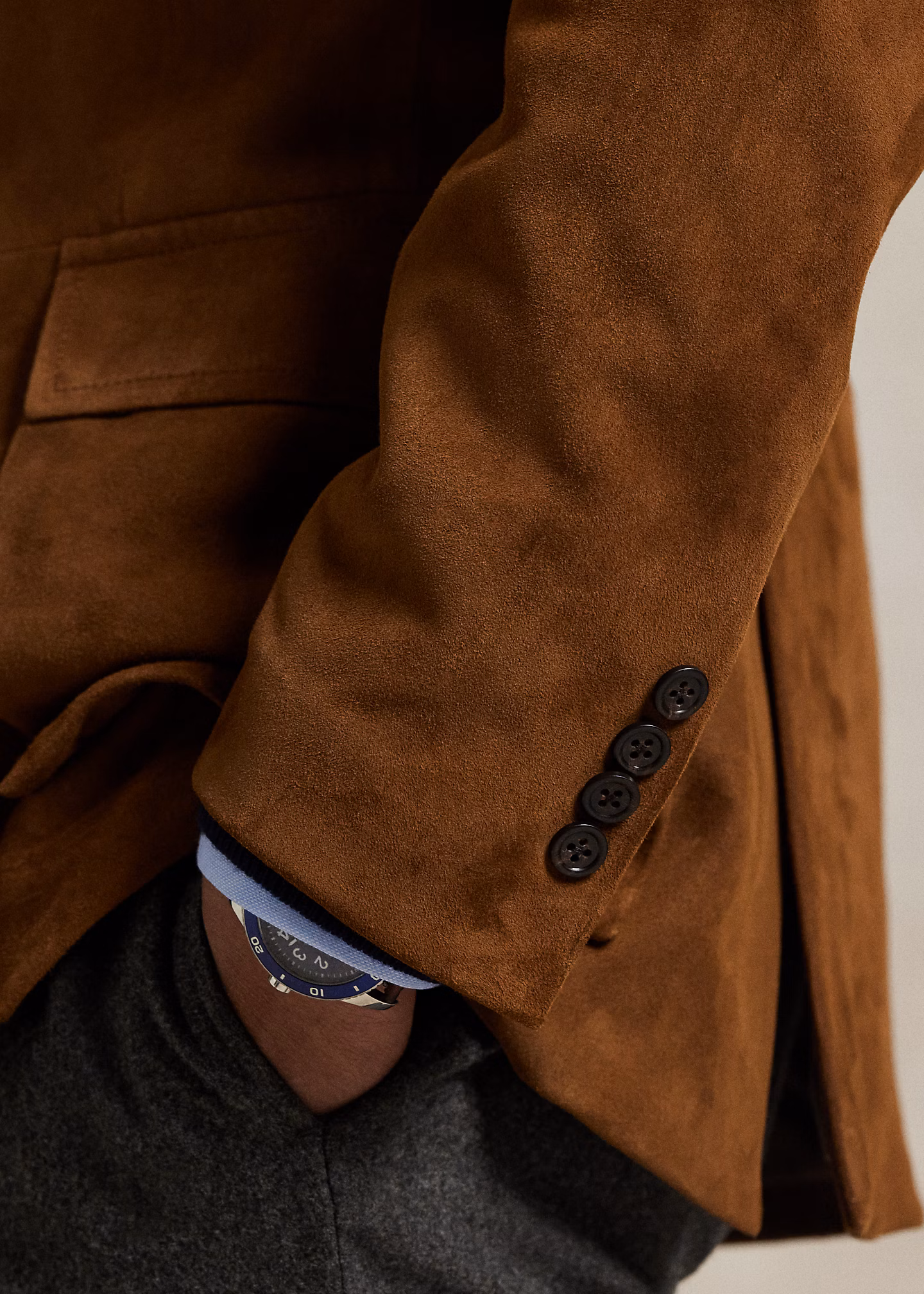 Die Wildlederjacke RL67 - RALPH LAUREN OUTLET