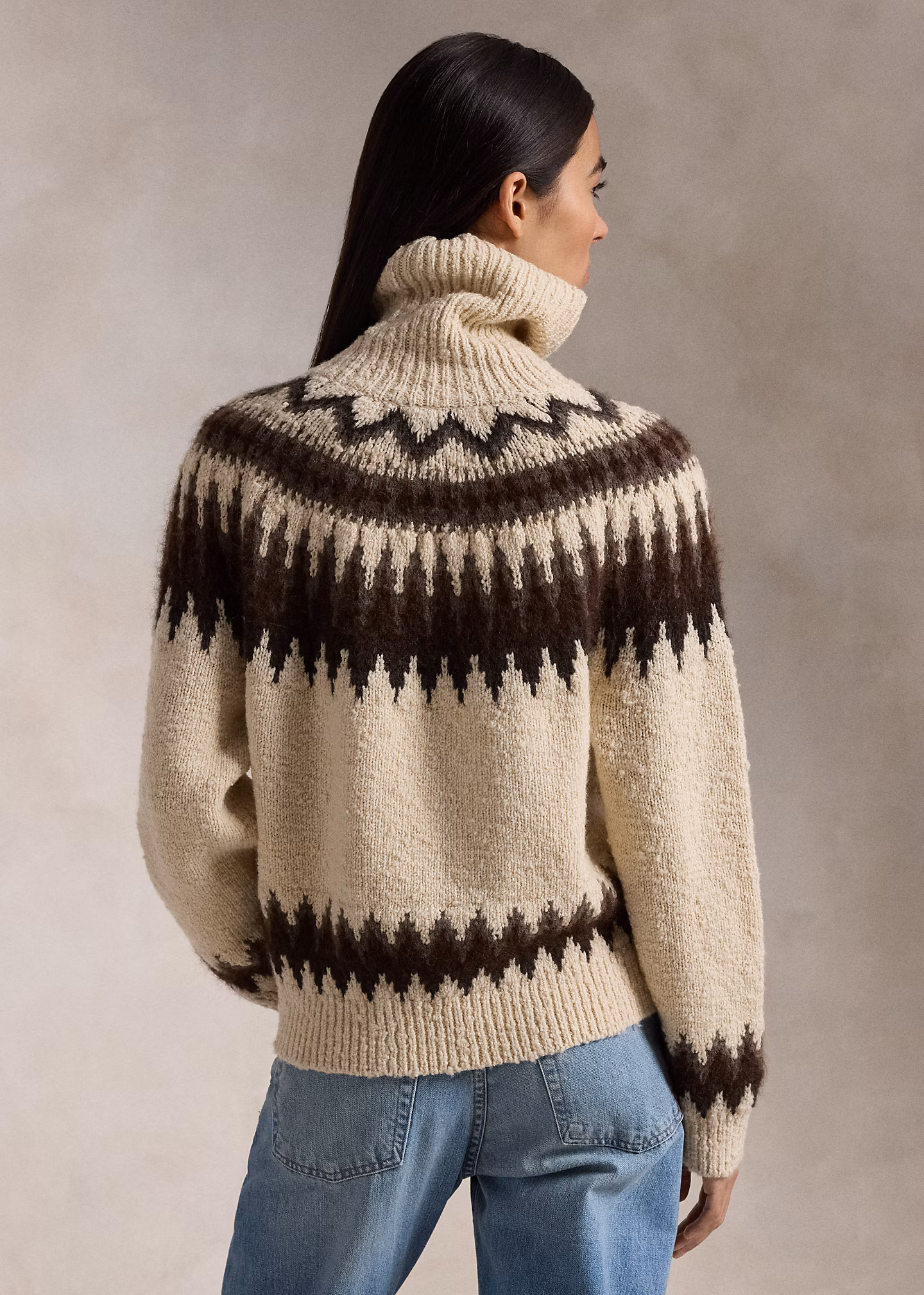 Fair-Isle-Rollkragenpullover mit Wolle - RALPH LAUREN OUTLET