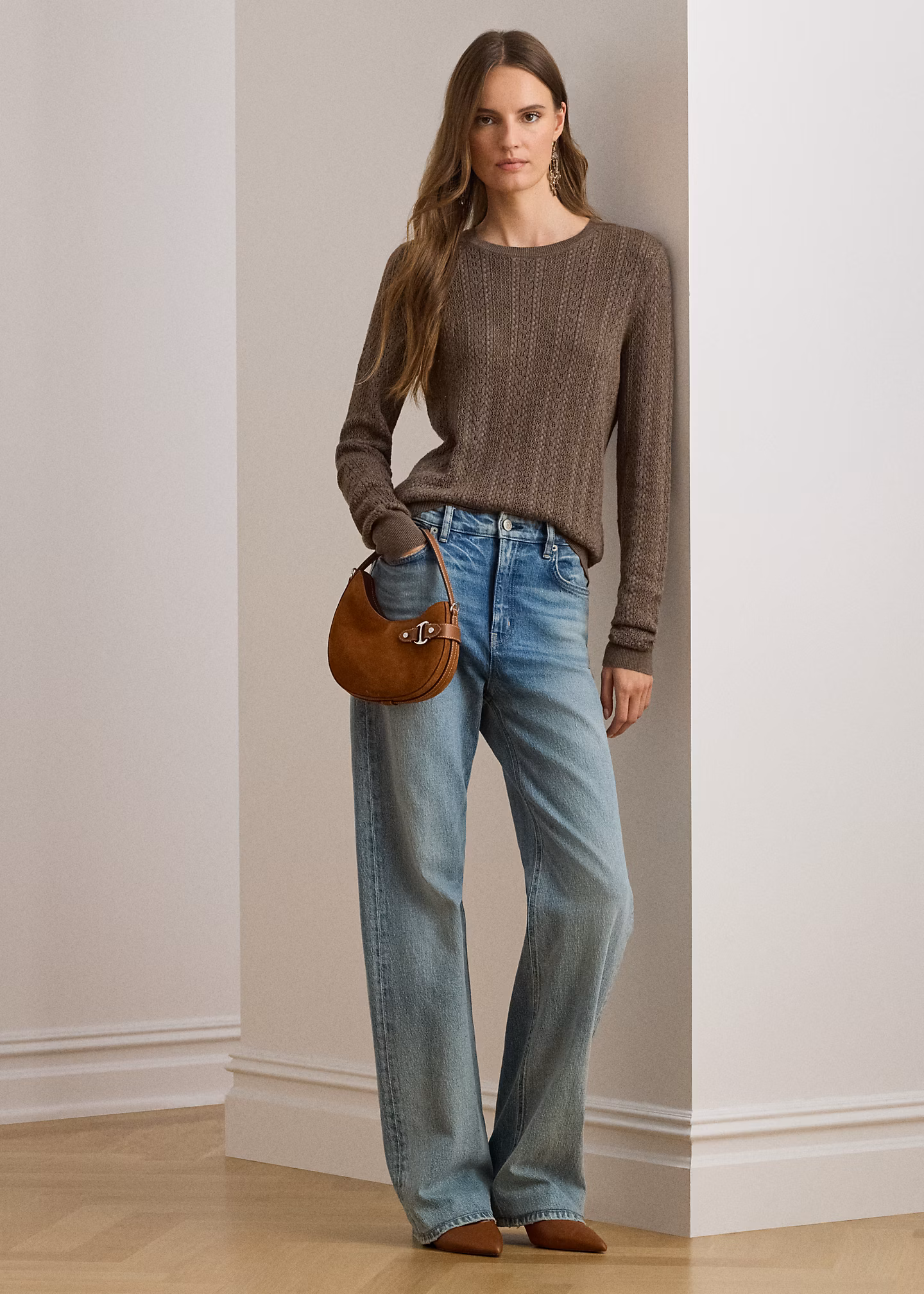 Strickpullover mit Lochmuster - RALPH LAUREN OUTLET