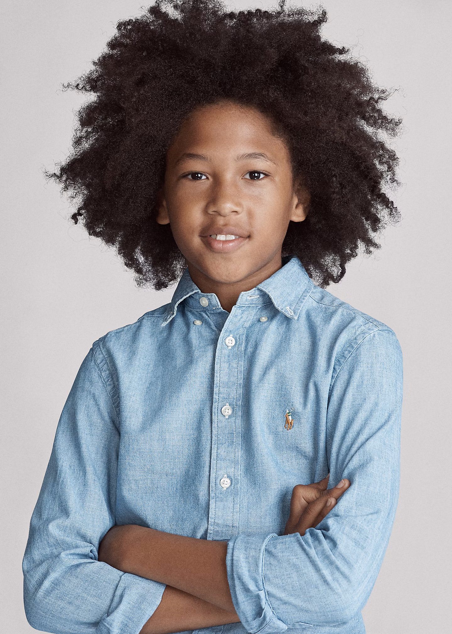 Hemd aus Baumwoll-Chambray - RALPH LAUREN OUTLET