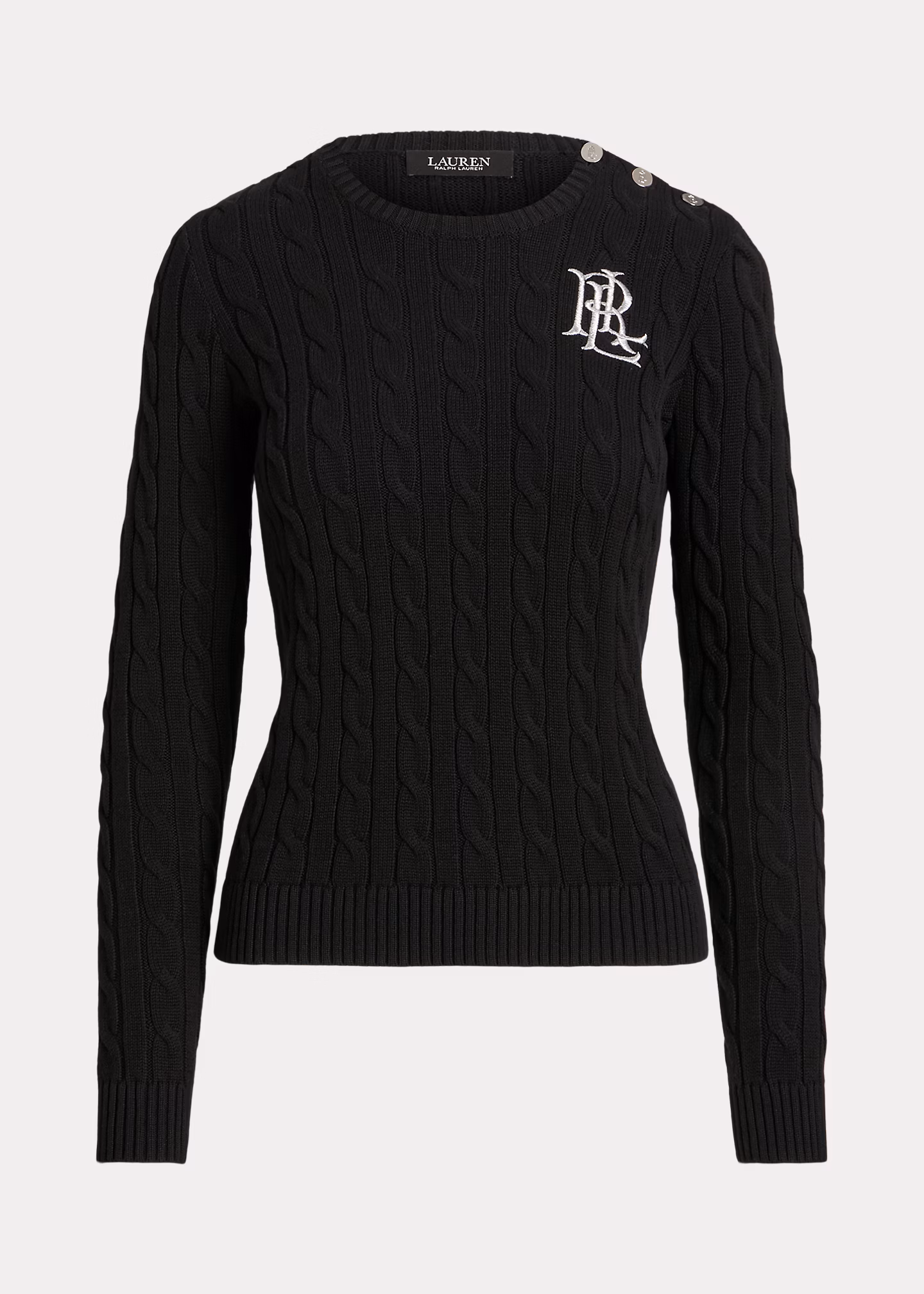 Baumwollpullover mit Zopfmuster - RALPH LAUREN OUTLET
