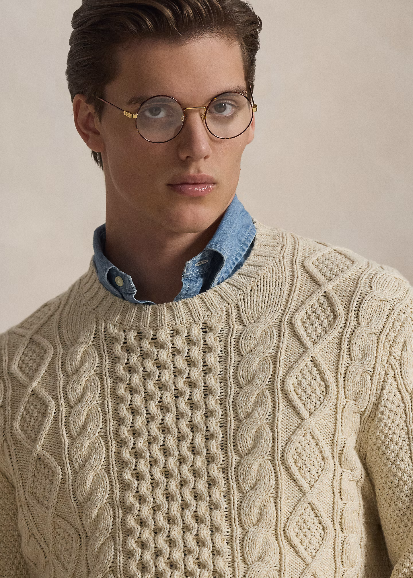 Aranpullover aus Baumwolle - RALPH LAUREN OUTLET