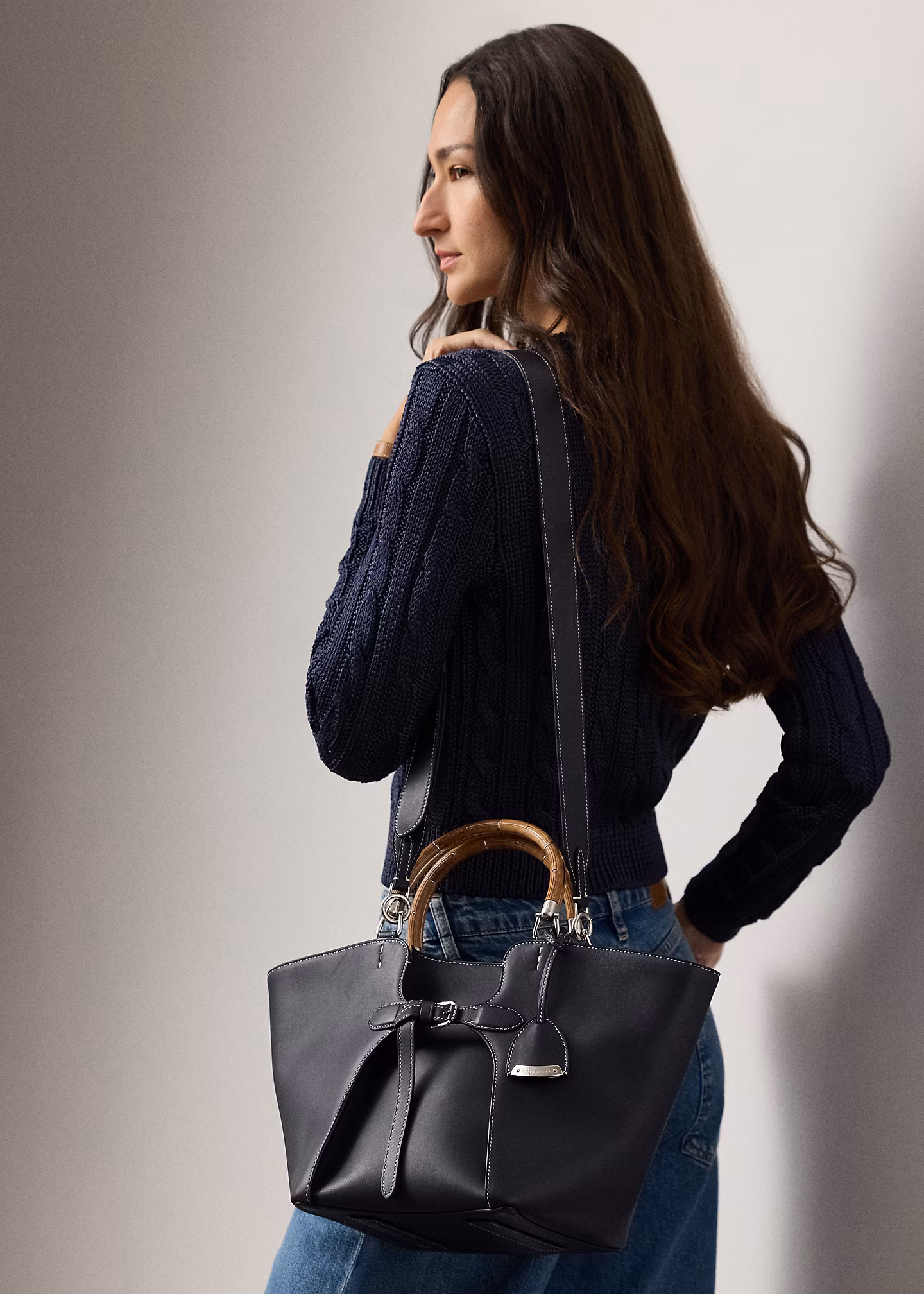 Die Tragetasche Ralph aus Kalbsleder - RALPH LAUREN OUTLET