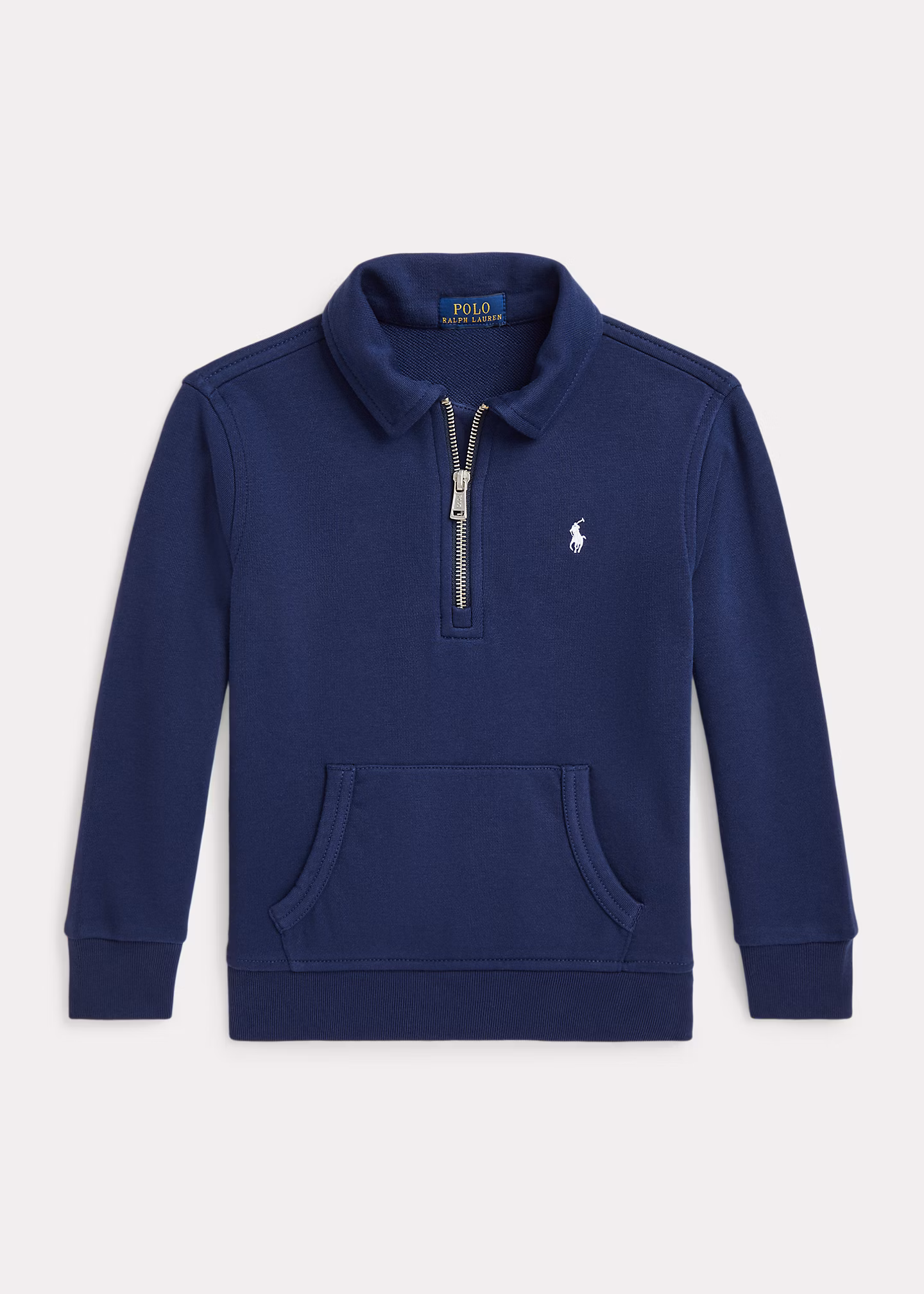 French-Terry-Sweatshirt mit Kragen - RALPH LAUREN OUTLET