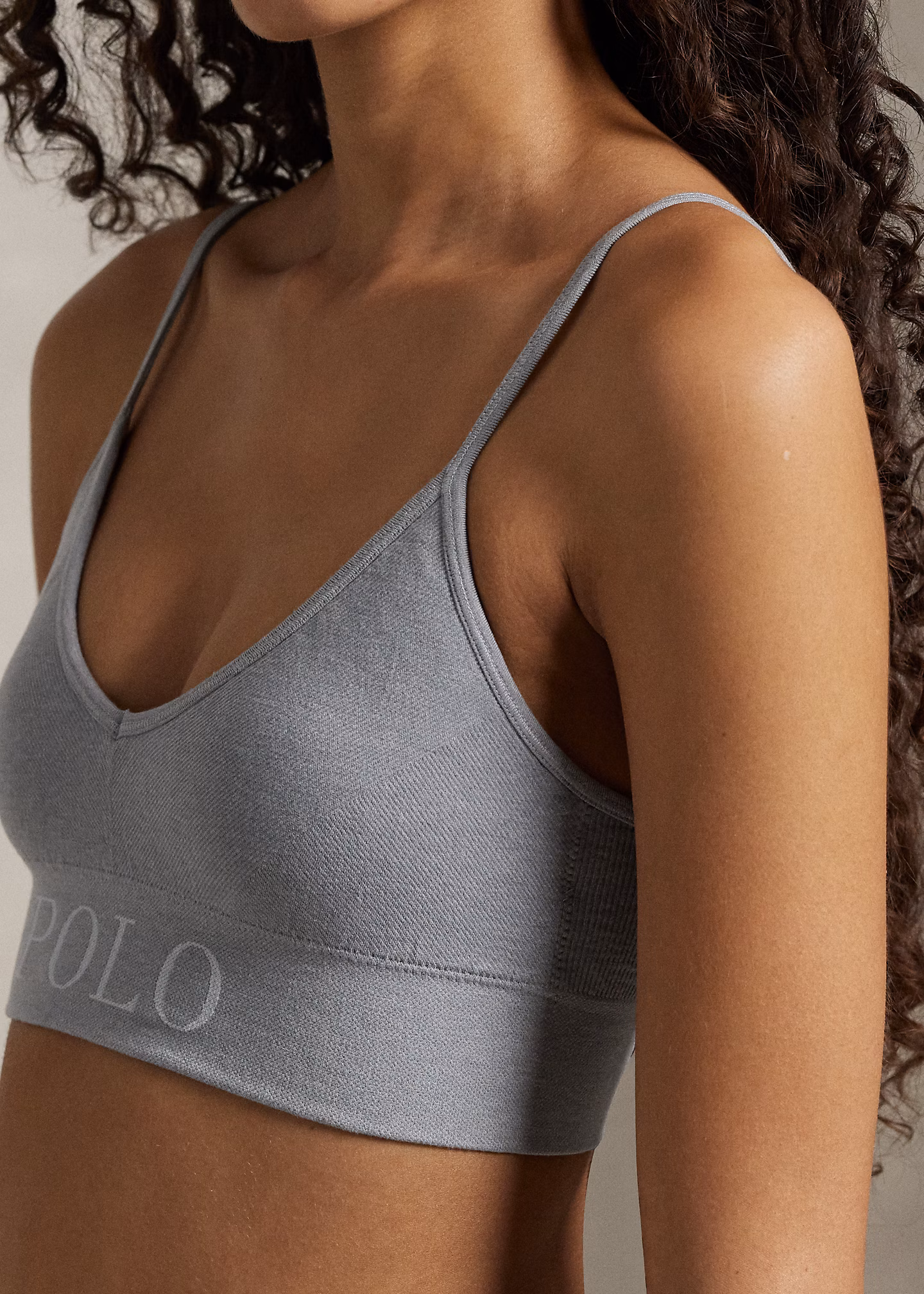 Bustier mit V-Ausschnitt und Logo - RALPH LAUREN OUTLET