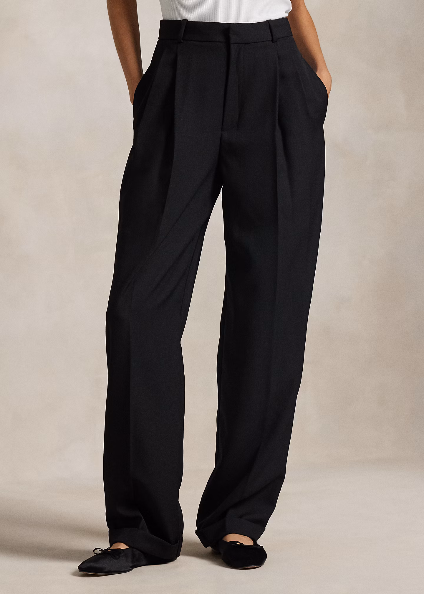 Bacall-Smokinghose aus Wolle - RALPH LAUREN OUTLET