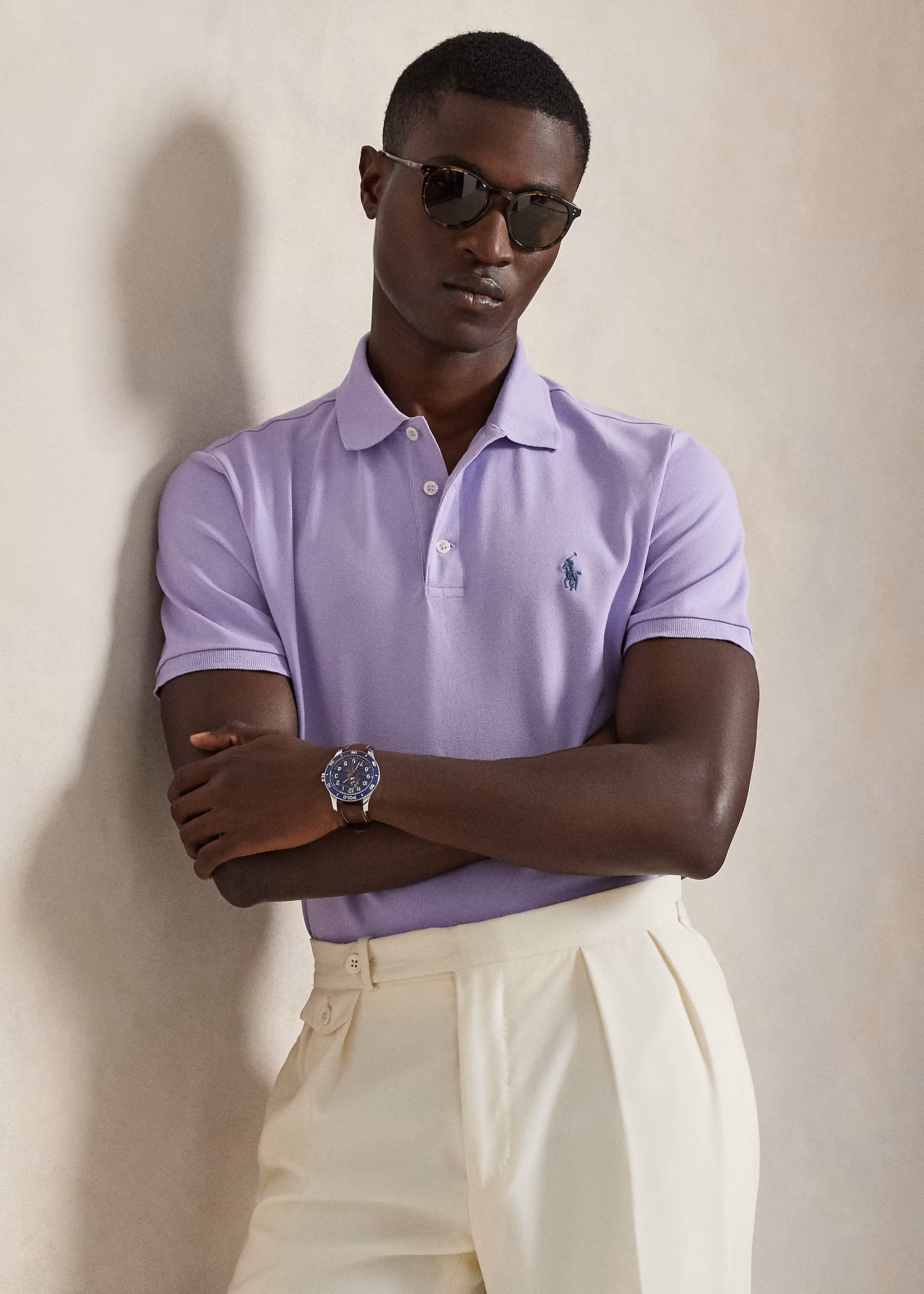 Custom-Slim-Fit Piqué-Poloshirt - RALPH LAUREN OUTLET