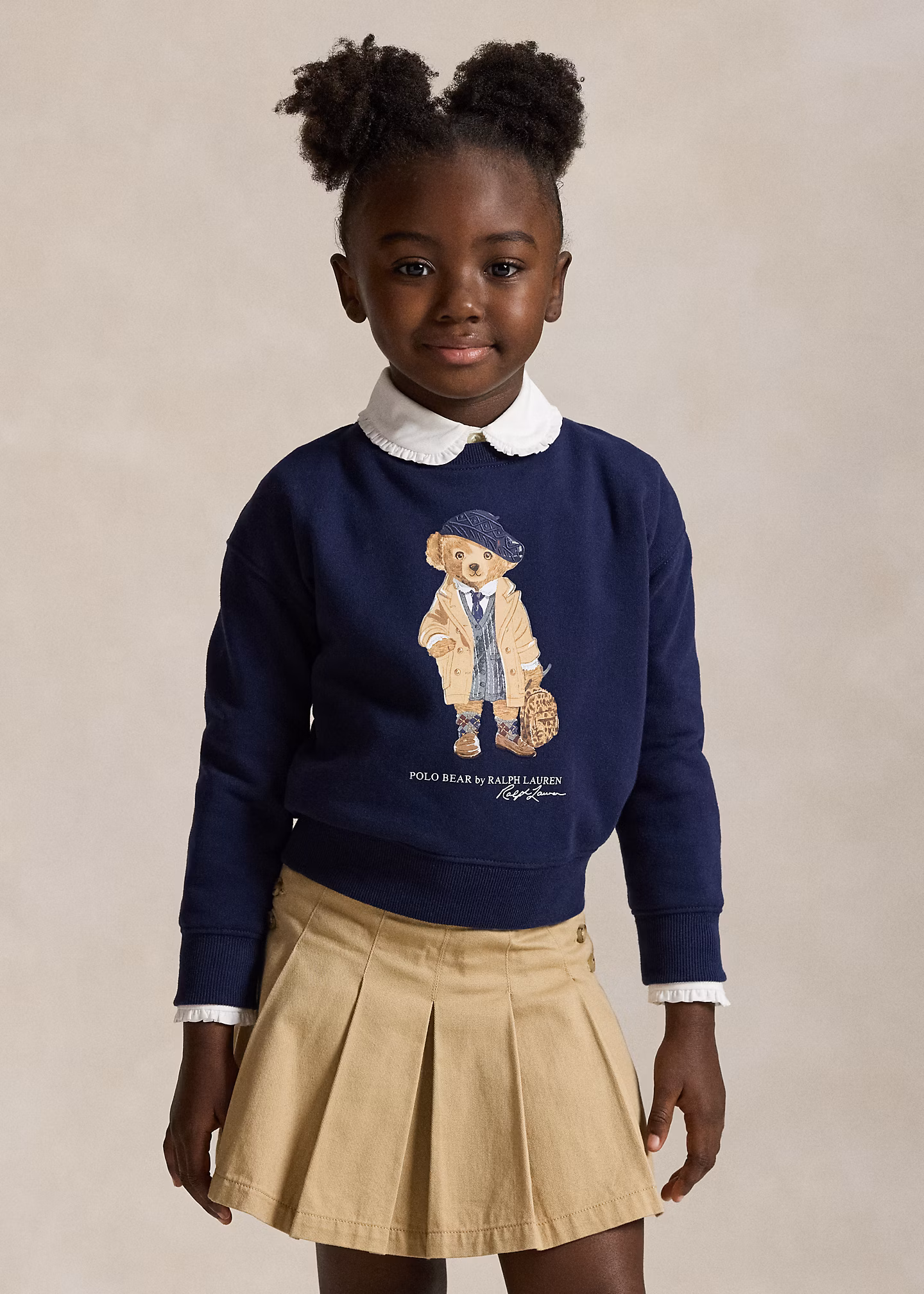 Kastenförmiges Sweatshirt mit Polo Bear - RALPH LAUREN OUTLET