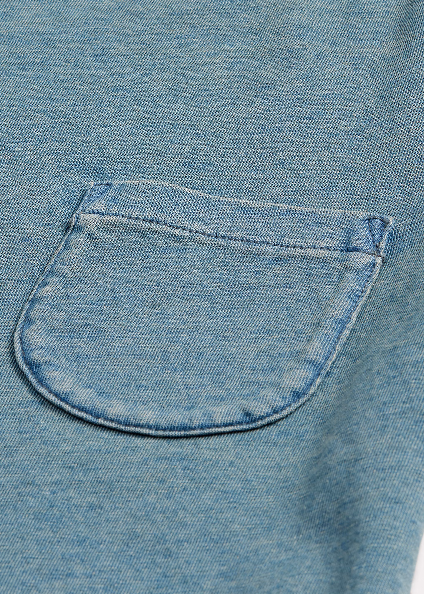 T-Shirt aus Baumwolle und Leinen - RALPH LAUREN OUTLET