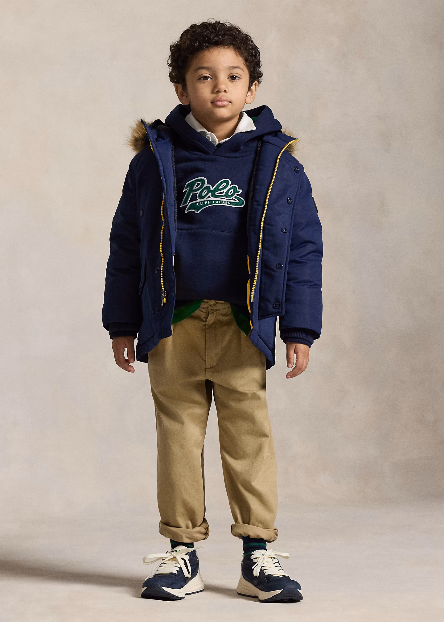 Daunenparka mit Kunstpelzbesatz - RALPH LAUREN OUTLET