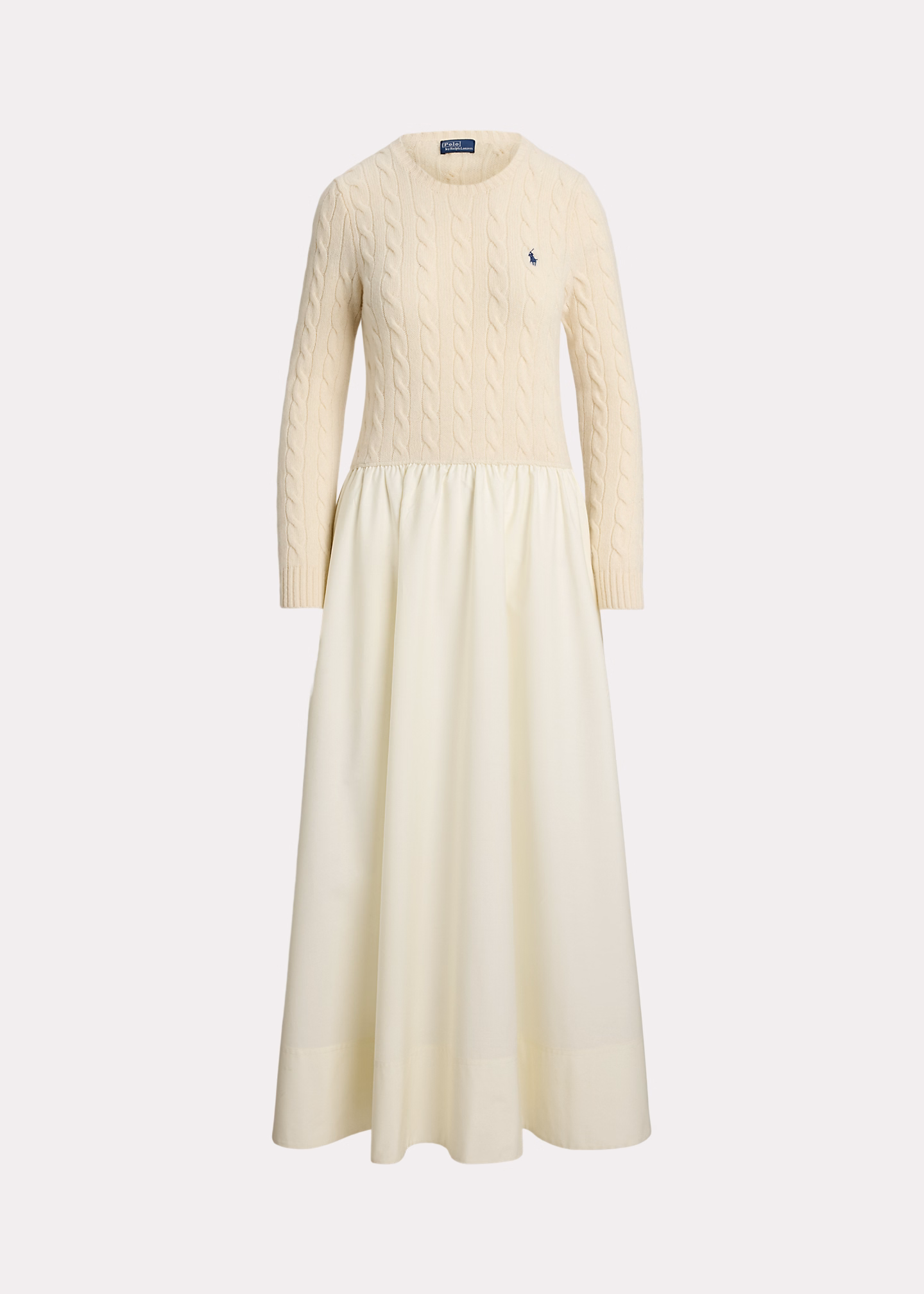 Popelinekleid mit Zopfmuster - RALPH LAUREN OUTLET