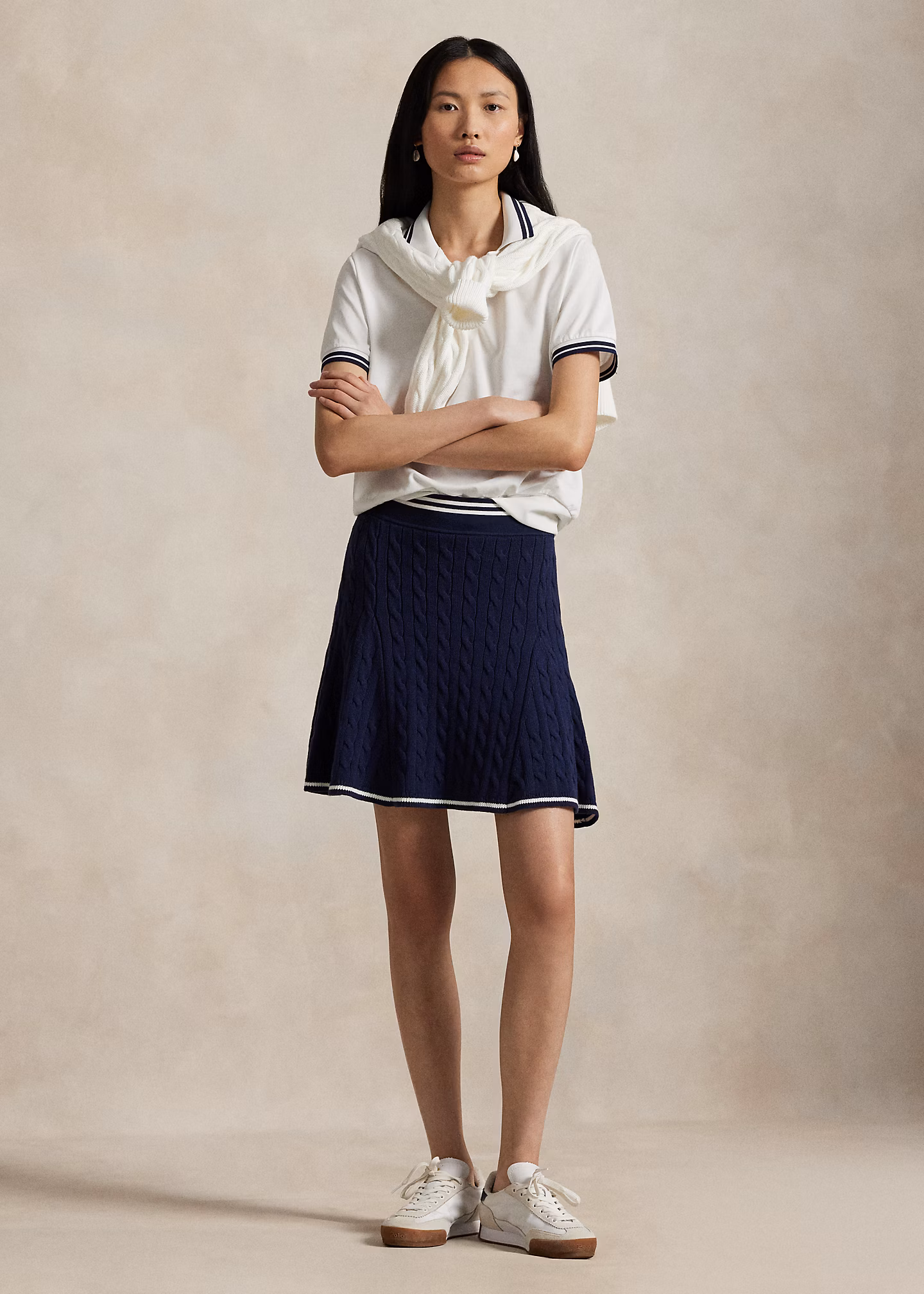 Performance-Skort mit Zopfmuster - RALPH LAUREN OUTLET