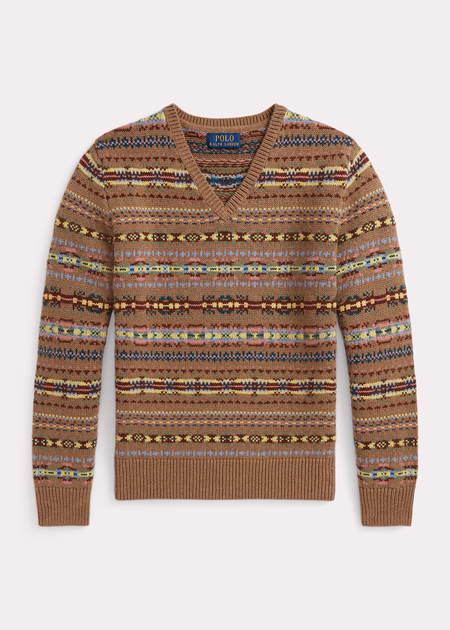 Fair-Isle-Pullover mit V-Ausschnitt - RALPH LAUREN OUTLET