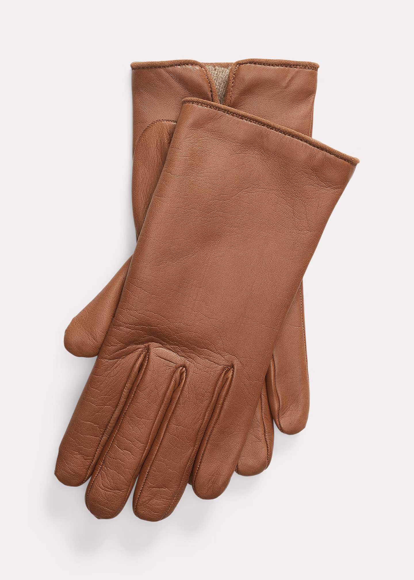 Lammlederhandschuhe mit Kaschmirfutter - RALPH LAUREN OUTLET