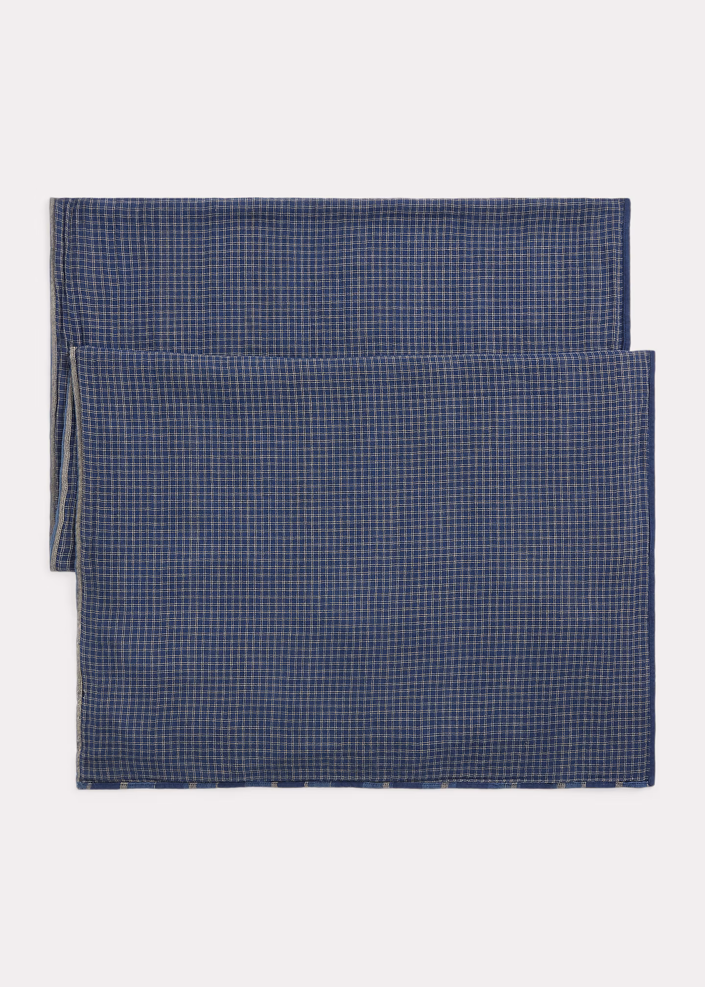 Beidseitiger Baumwollschal mit Streifen - RALPH LAUREN OUTLET