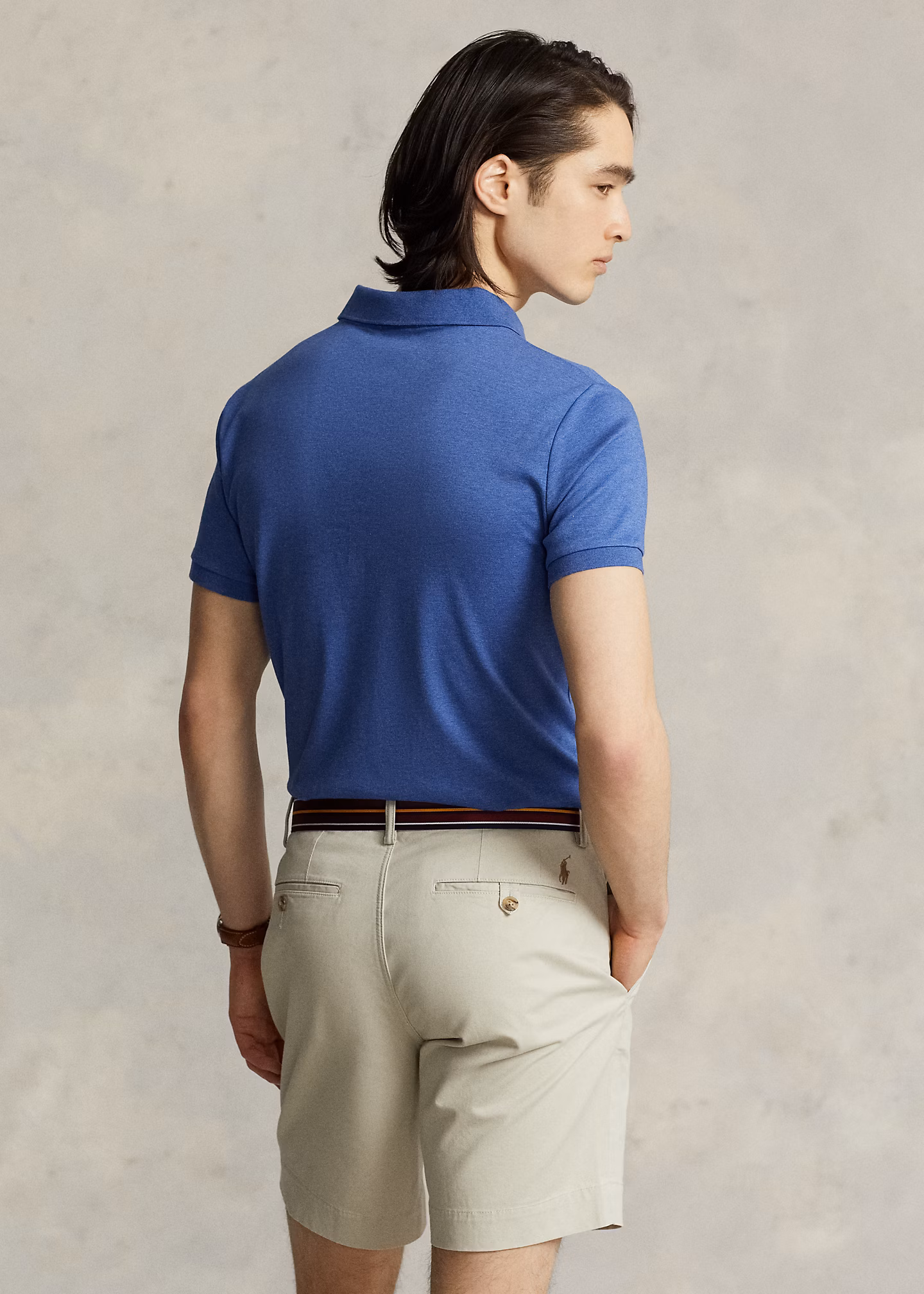 Custom-Slim-Fit Baumwoll-Poloshirt - RALPH LAUREN OUTLET