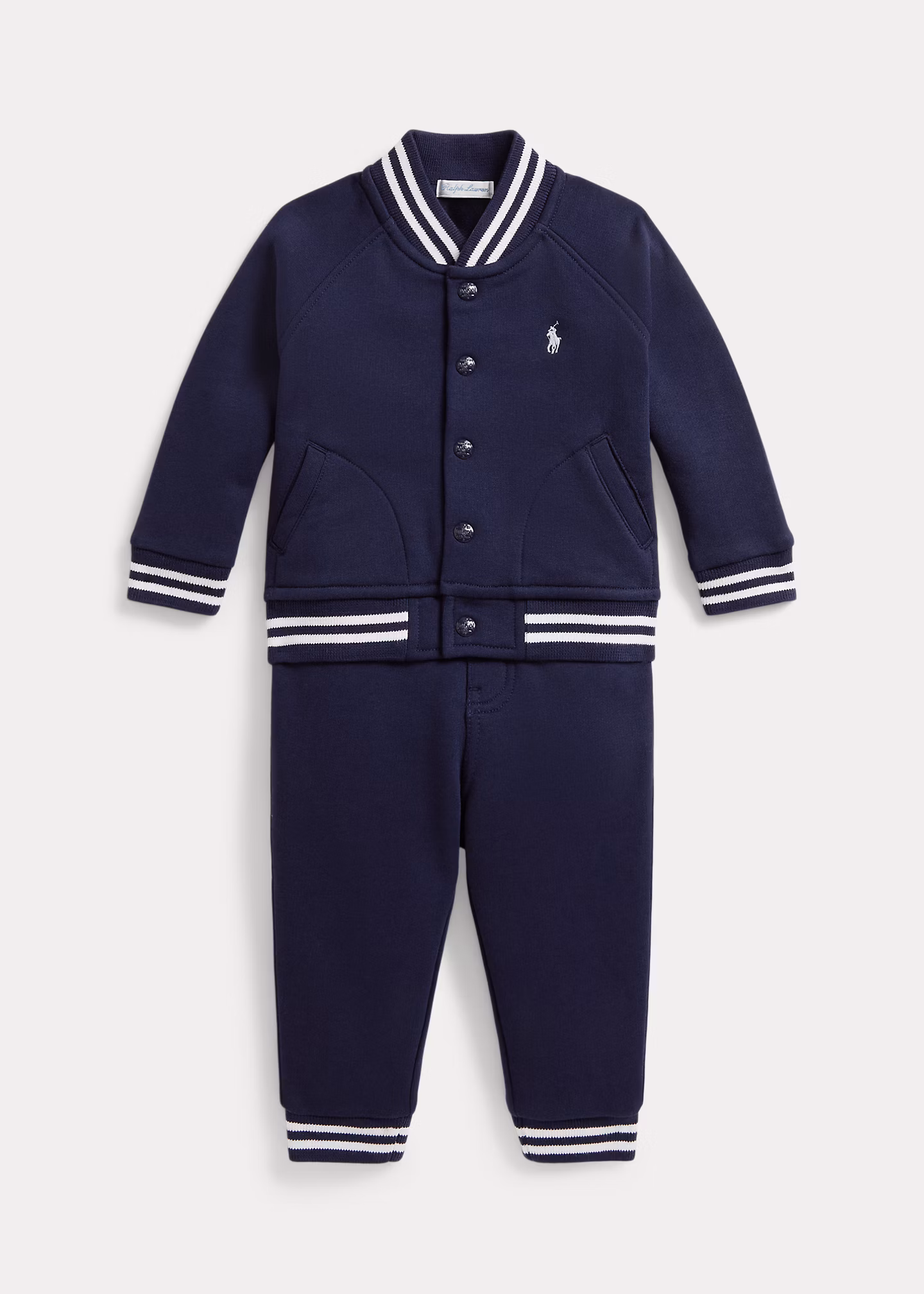 Baseballjacke und Jogginghose aus Fleece - RALPH LAUREN OUTLET