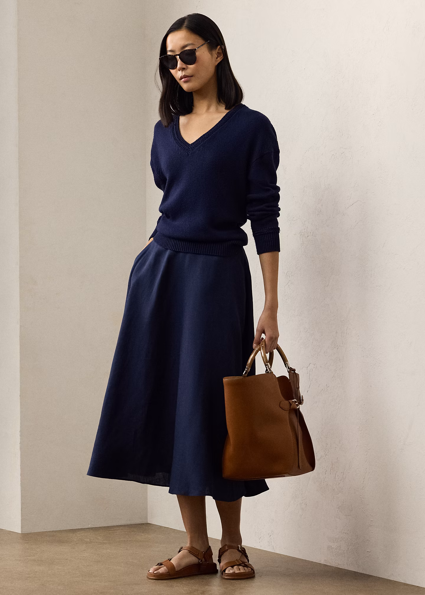 Rock Erica aus Leinen - RALPH LAUREN OUTLET