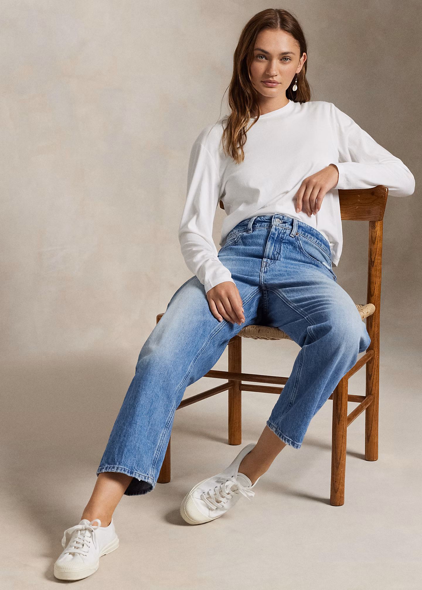 Legere, konisch zulaufende Jeans - RALPH LAUREN OUTLET