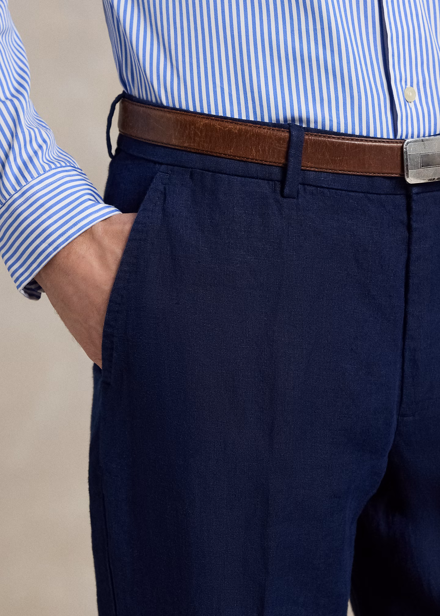 Anzughose aus Leinen - RALPH LAUREN OUTLET