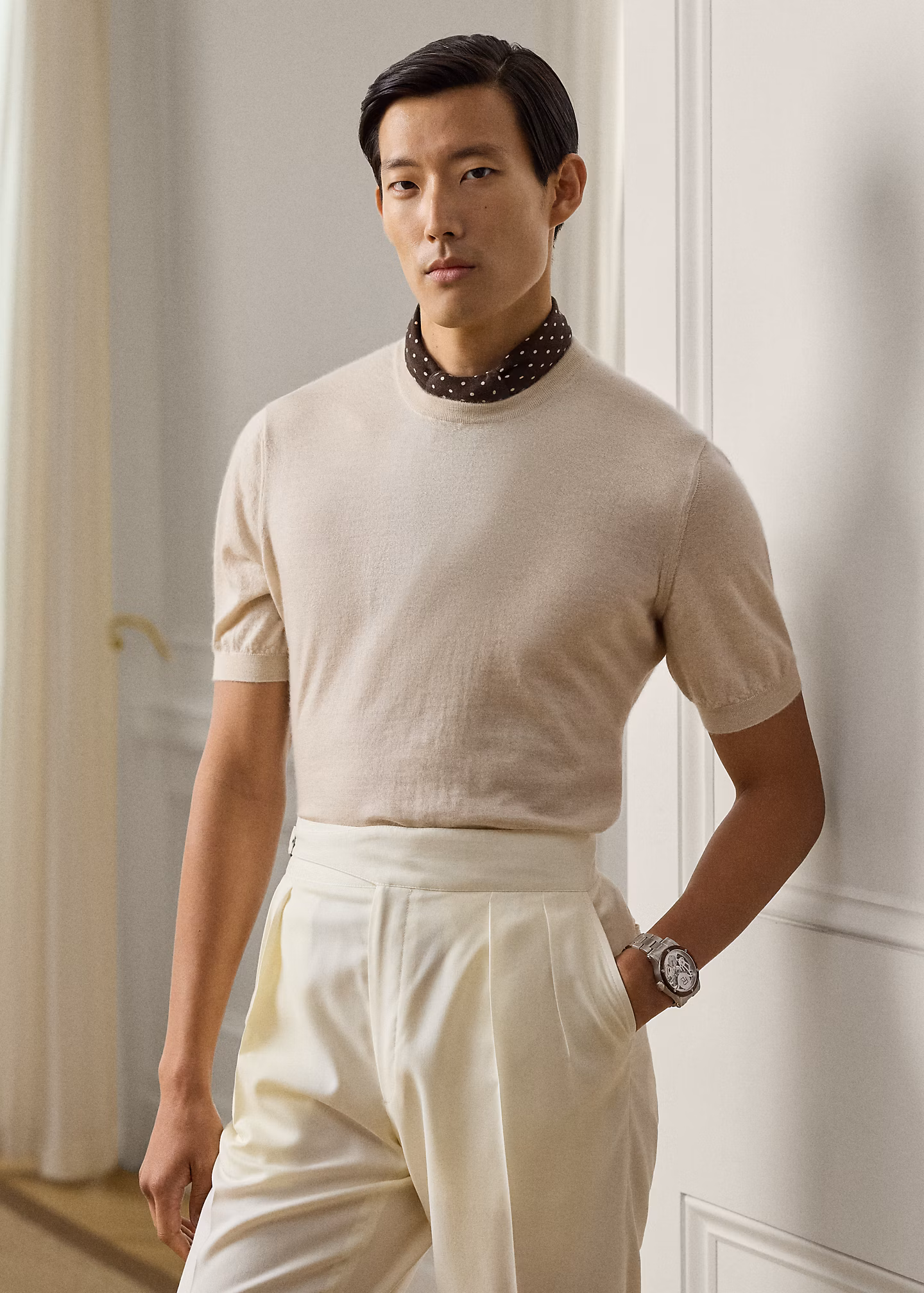 Kurzärmliger Kaschmirpullover - RALPH LAUREN OUTLET