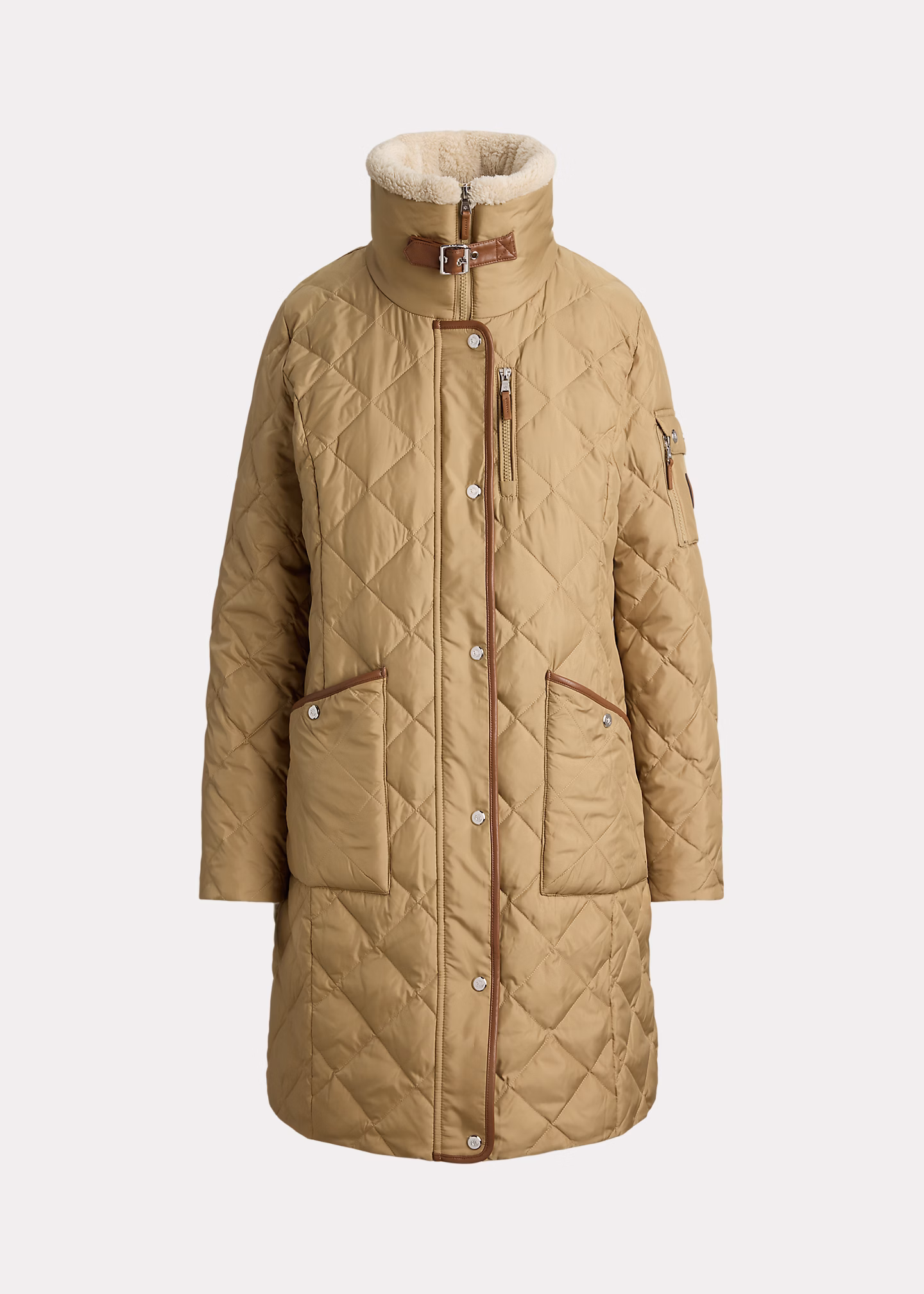 Daunenmantel mit Rautensteppung - RALPH LAUREN OUTLET