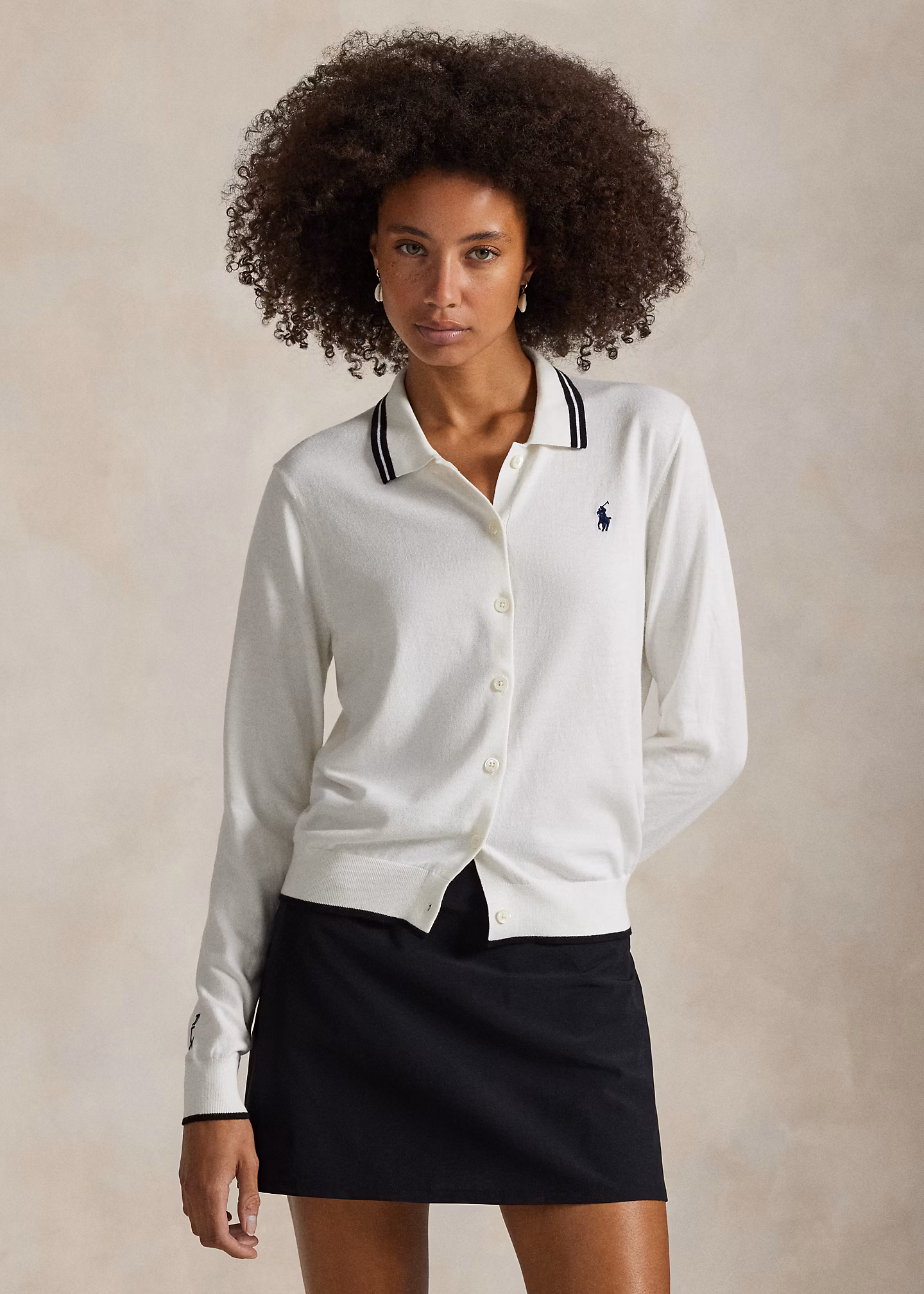 Strickjacke mit Polokragen - RALPH LAUREN OUTLET