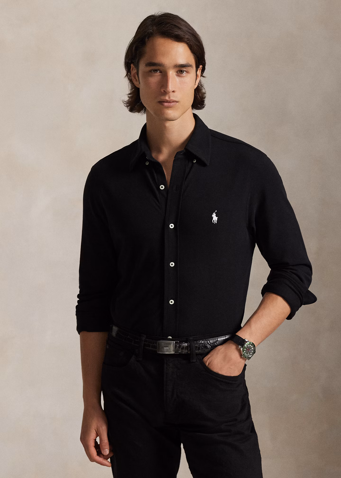 Featherweight-Piqué-Hemd - RALPH LAUREN OUTLET