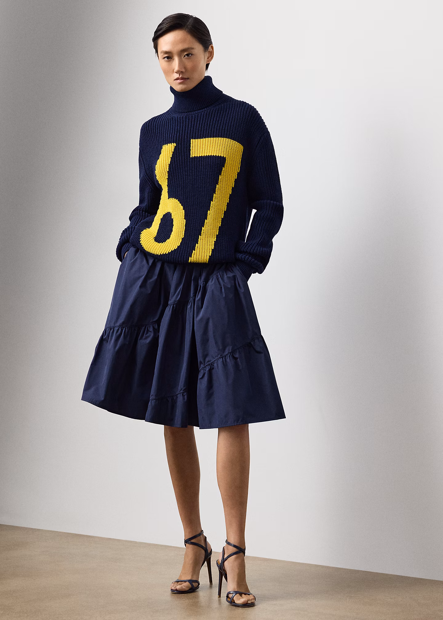 Federleichter Taftrock Kyle - RALPH LAUREN OUTLET