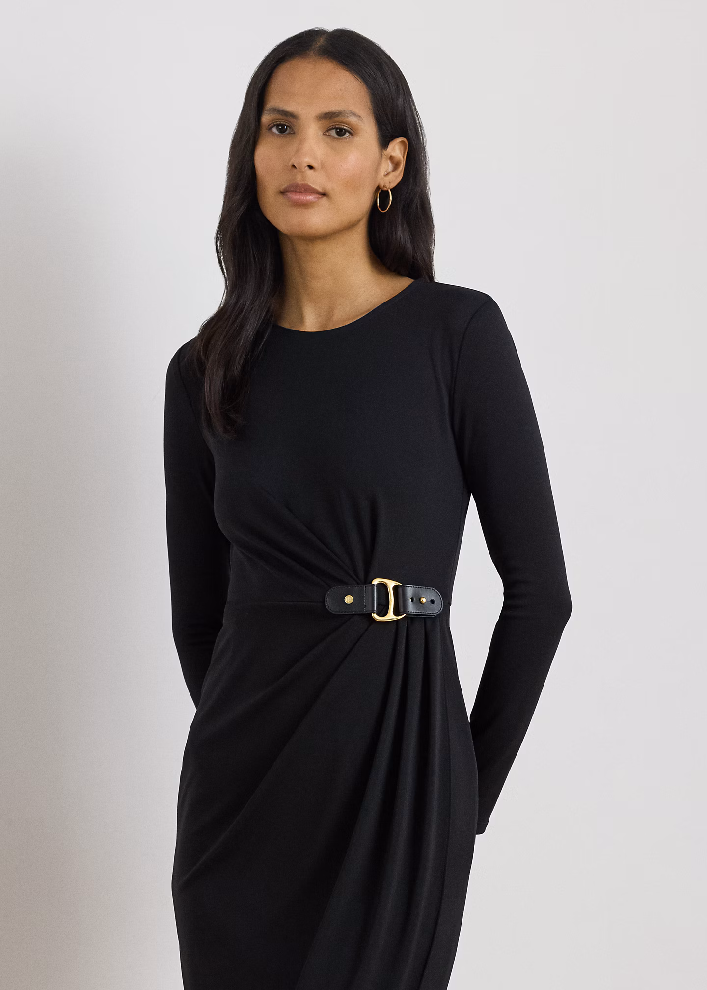 Stretchjerseykleid mit Schnalle - RALPH LAUREN OUTLET