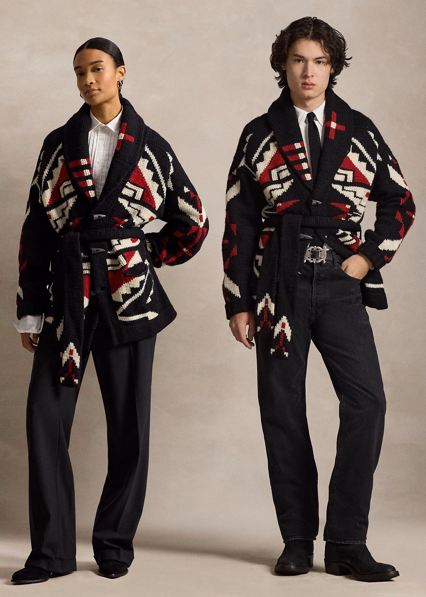 PRL x TÓPA Roter Windstern-Cardigan - RALPH LAUREN OUTLET