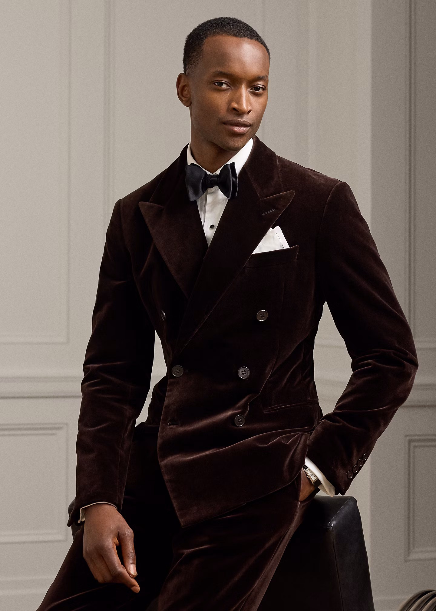 Handgeschneiderte Samtjacke Kent - RALPH LAUREN OUTLET