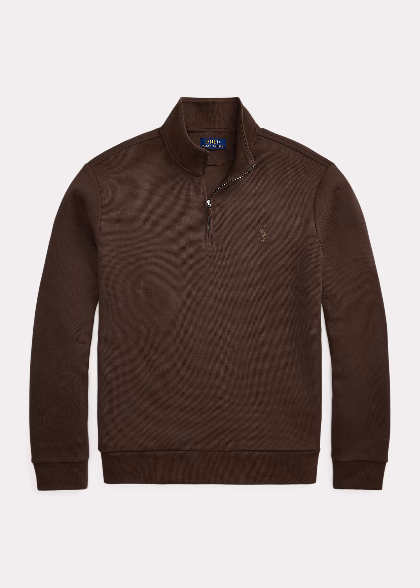 Piqué-Pullover mit Viertelreißverschluss - RALPH LAUREN OUTLET