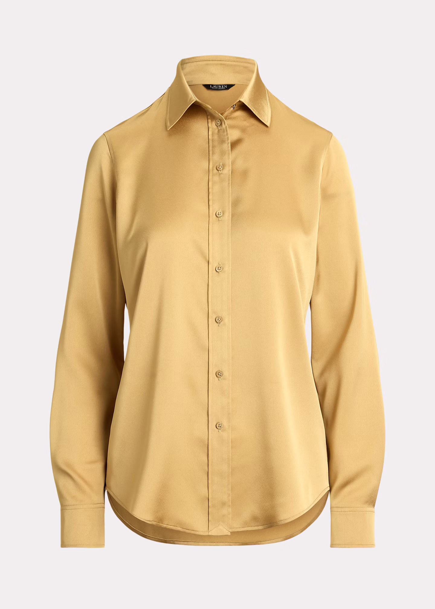 Classic-Fit Hemd aus Satin-Charmeuse - RALPH LAUREN OUTLET