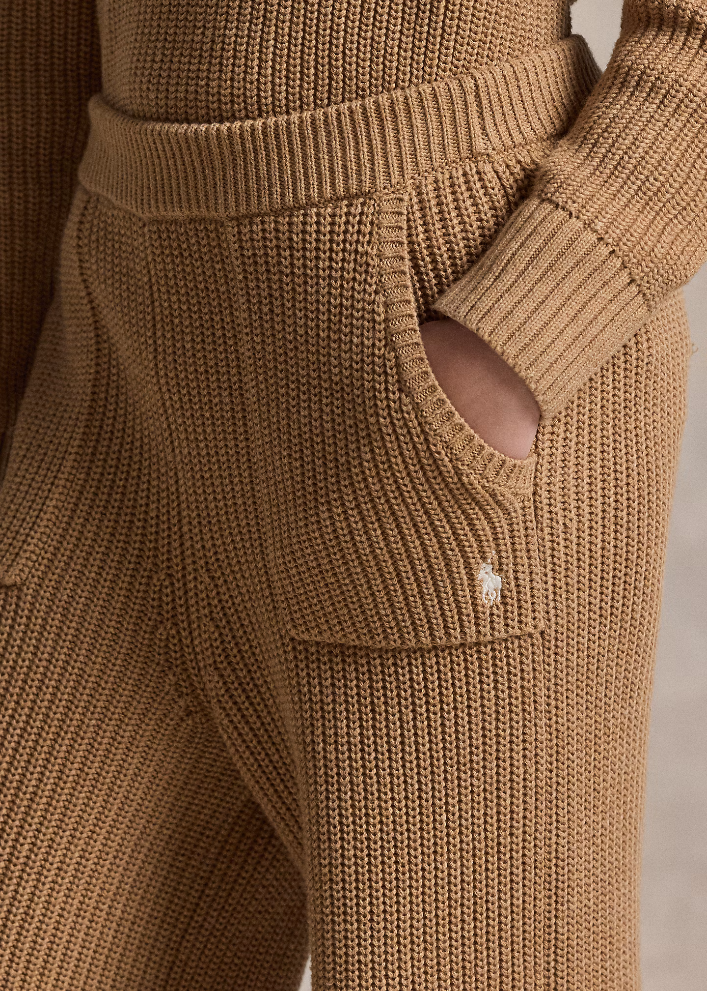 Baumwoll-Pulloverhose mit weitem Bein - RALPH LAUREN OUTLET