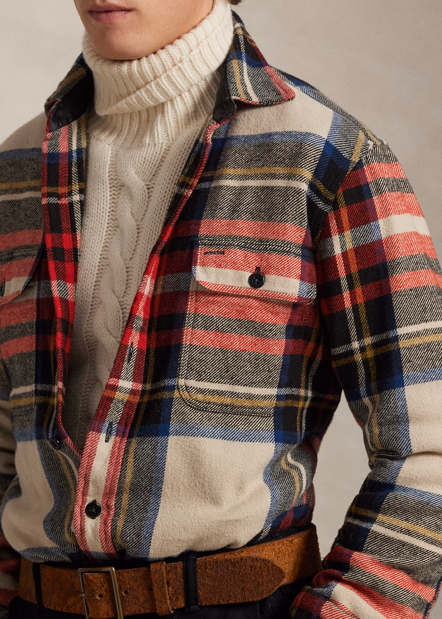 Classic-Fit Flanell-Arbeitshemd - RALPH LAUREN OUTLET