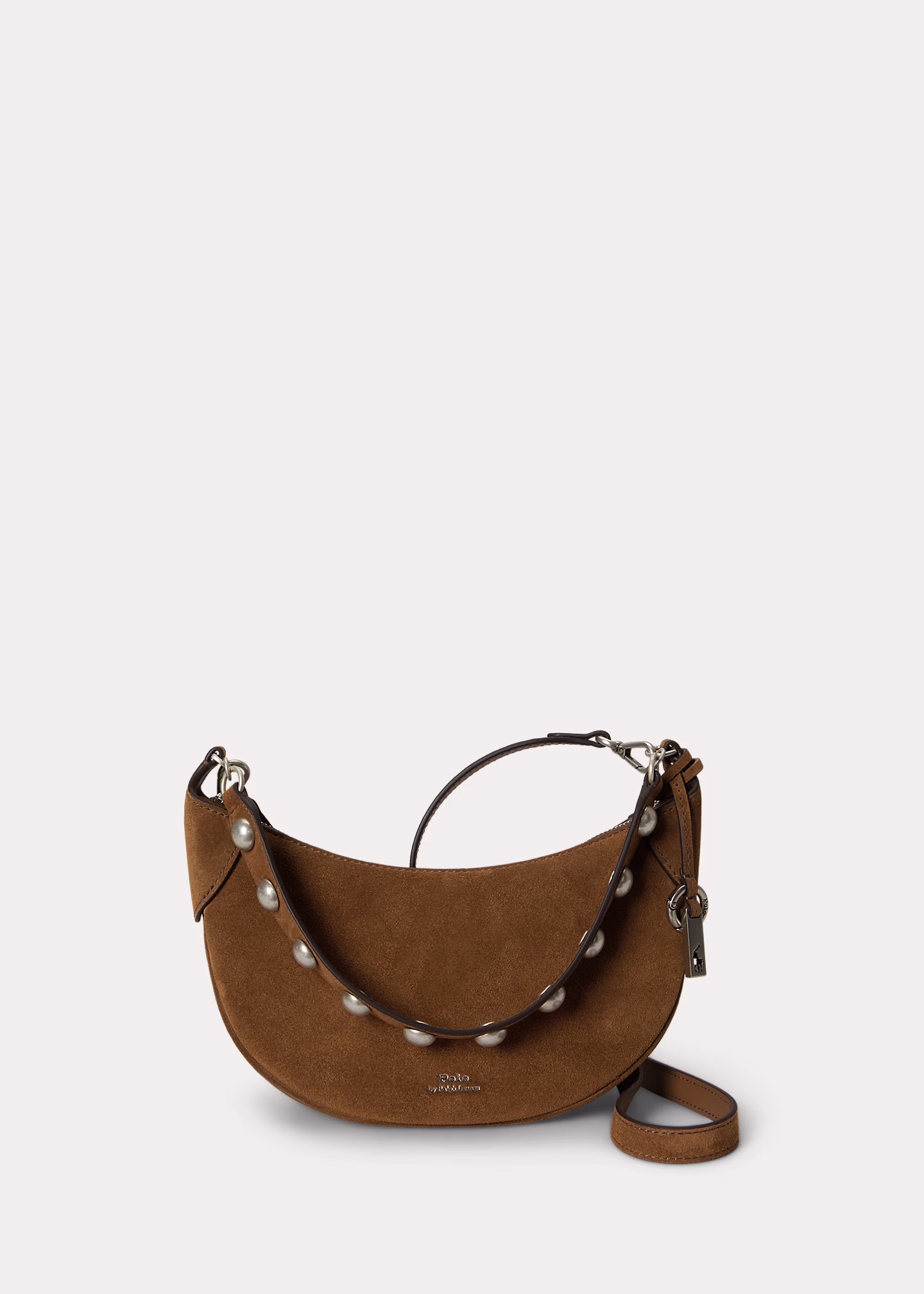 Mini-Wildledertasche Polo ID mit Nieten - RALPH LAUREN OUTLET